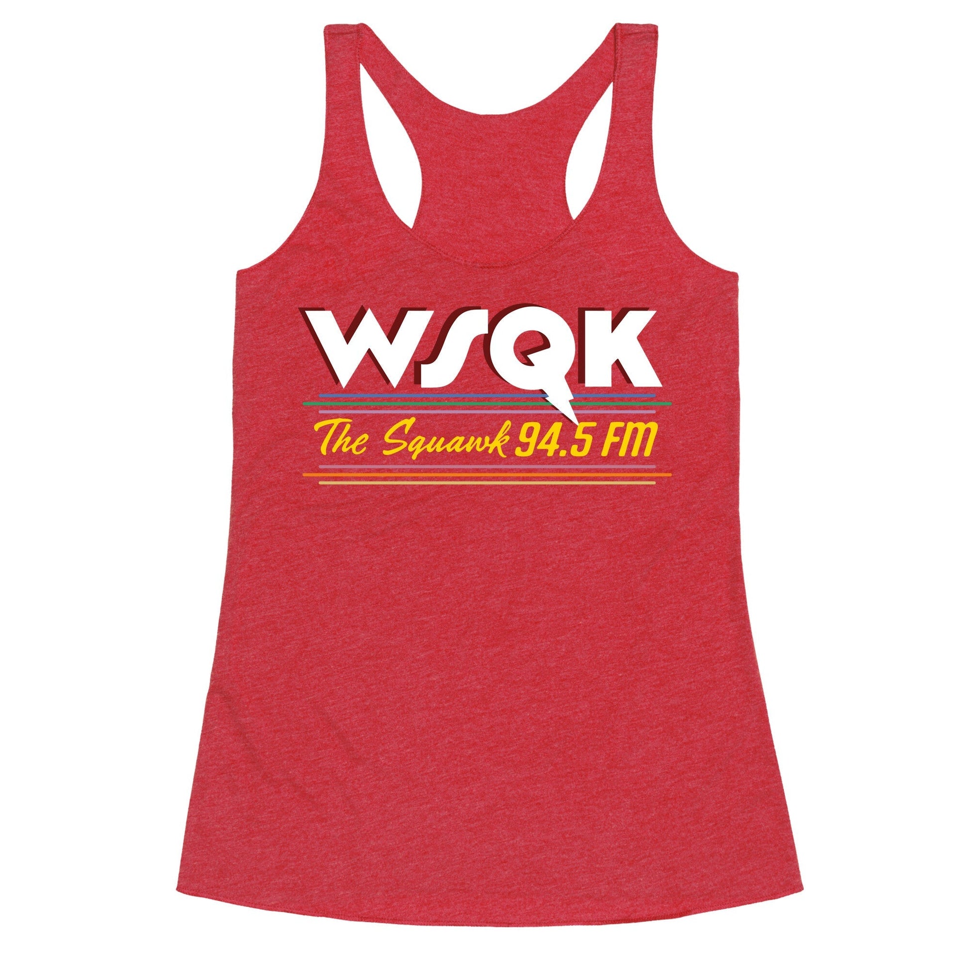 WSQK The Squawk Racerback Tank
