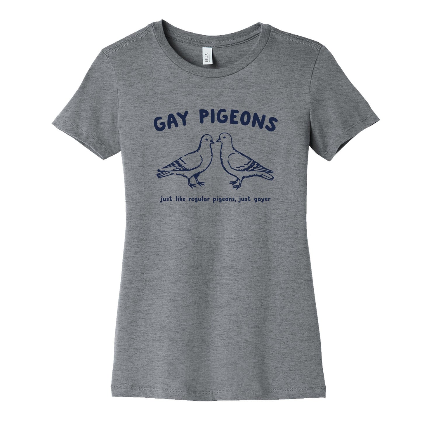 Gay Pigeons Womens Cotton Tee
