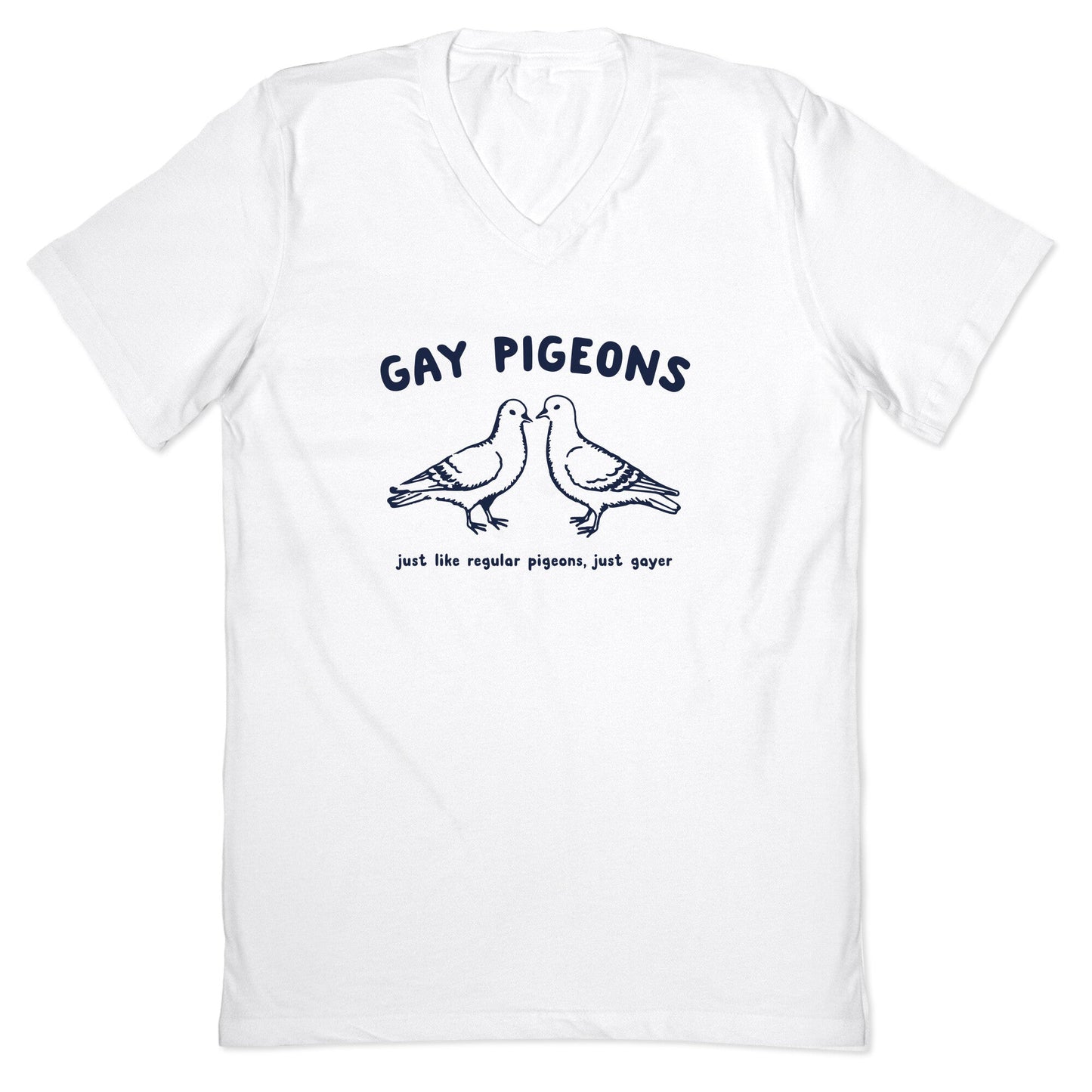 Gay Pigeons V-Neck