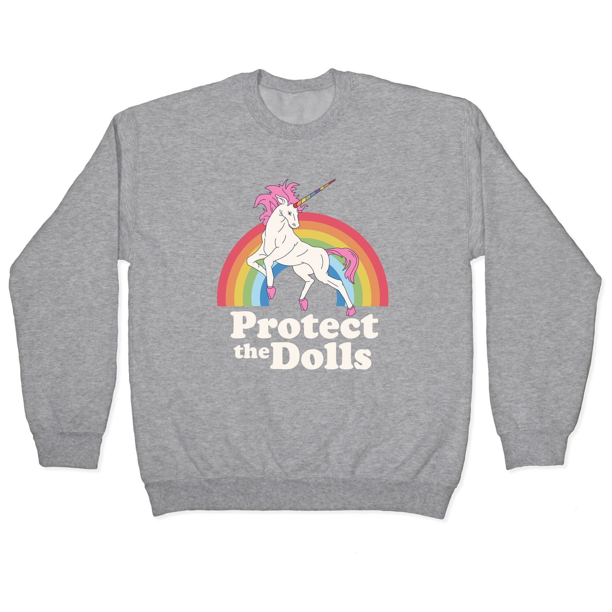 Protect The Dolls Unicorn Crewneck Sweatshirt