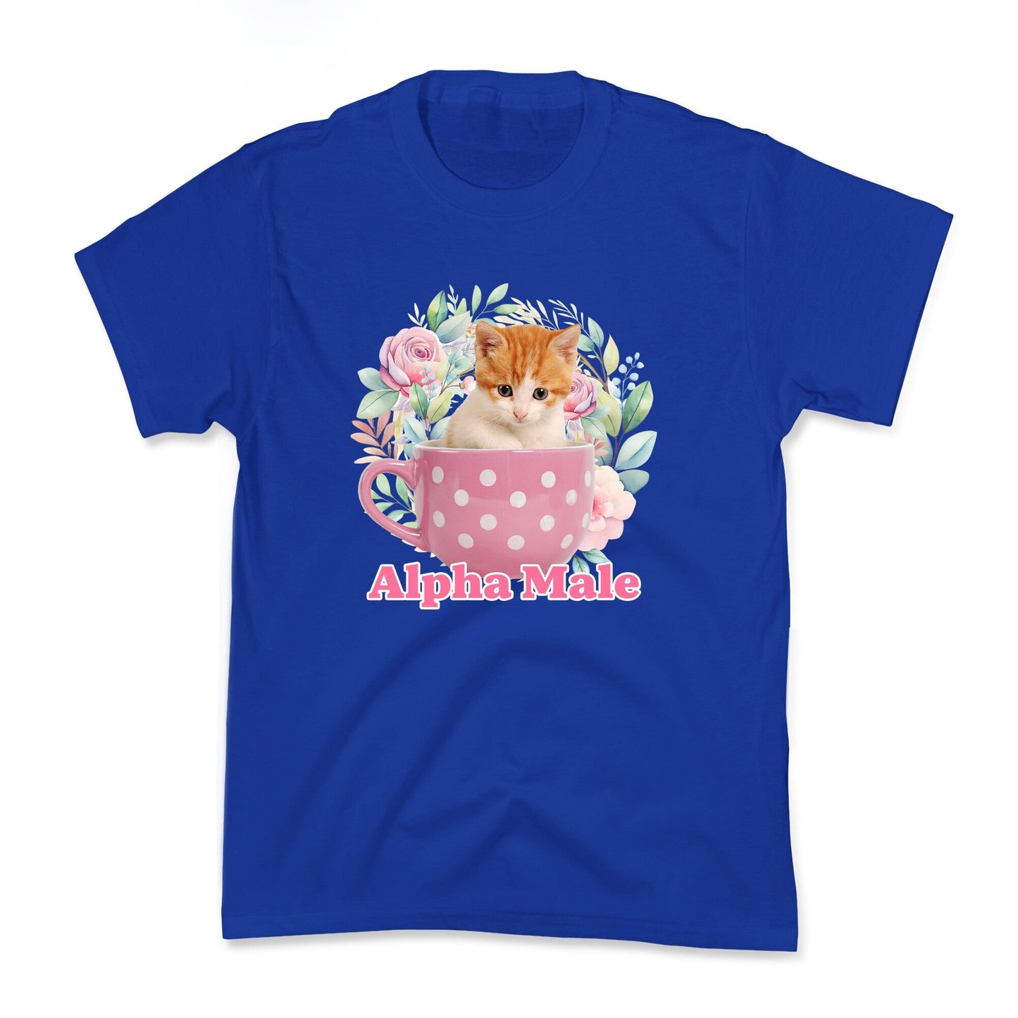 Alpha Male Kitten Kids Tee