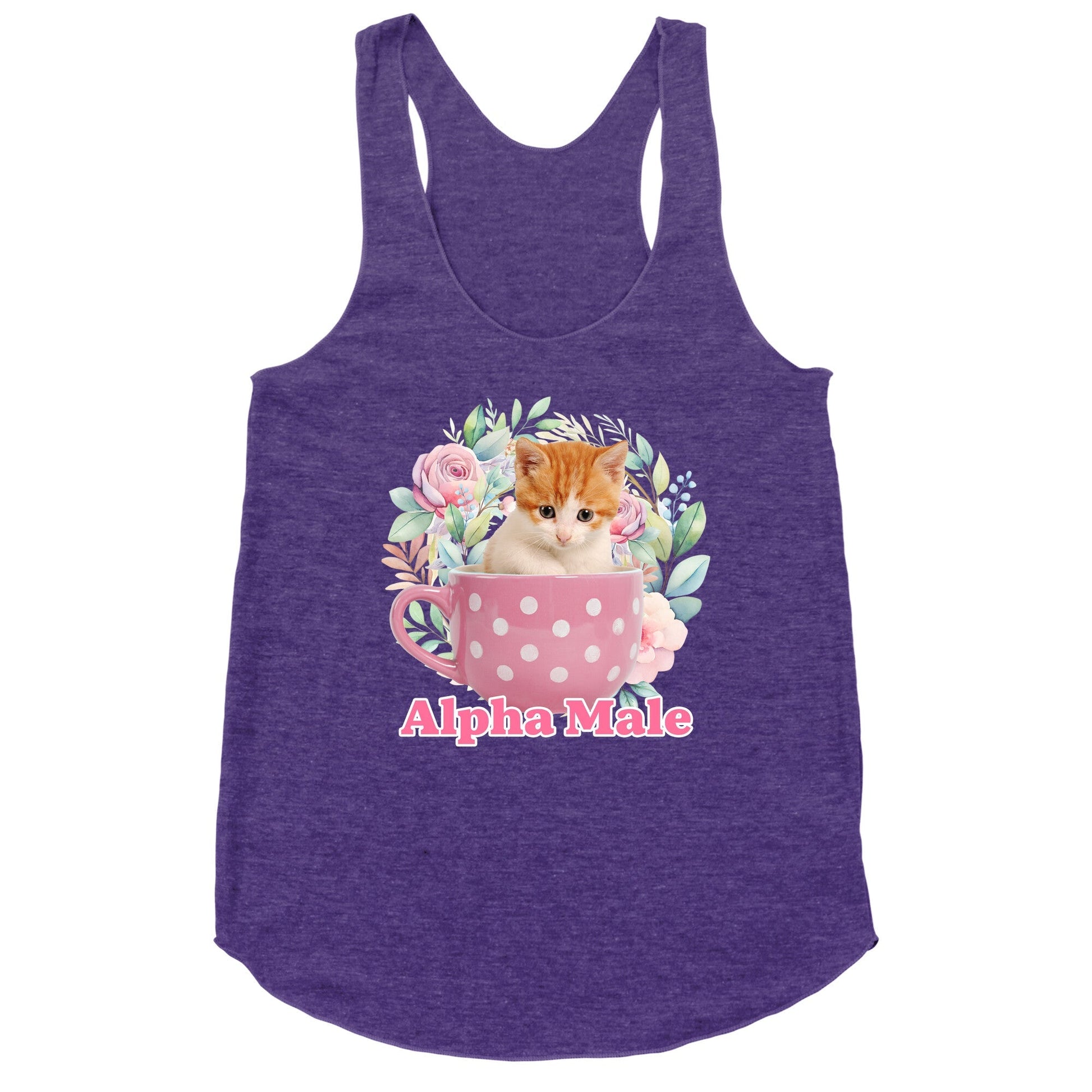 Alpha Male Kitten Racerback Tank