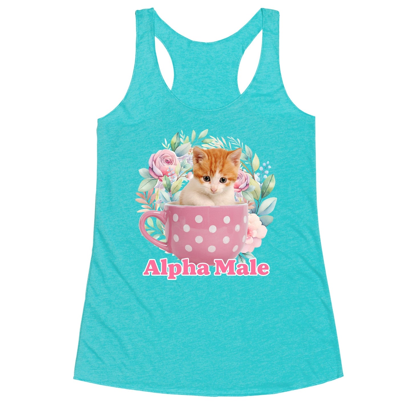 Alpha Male Kitten Racerback Tank