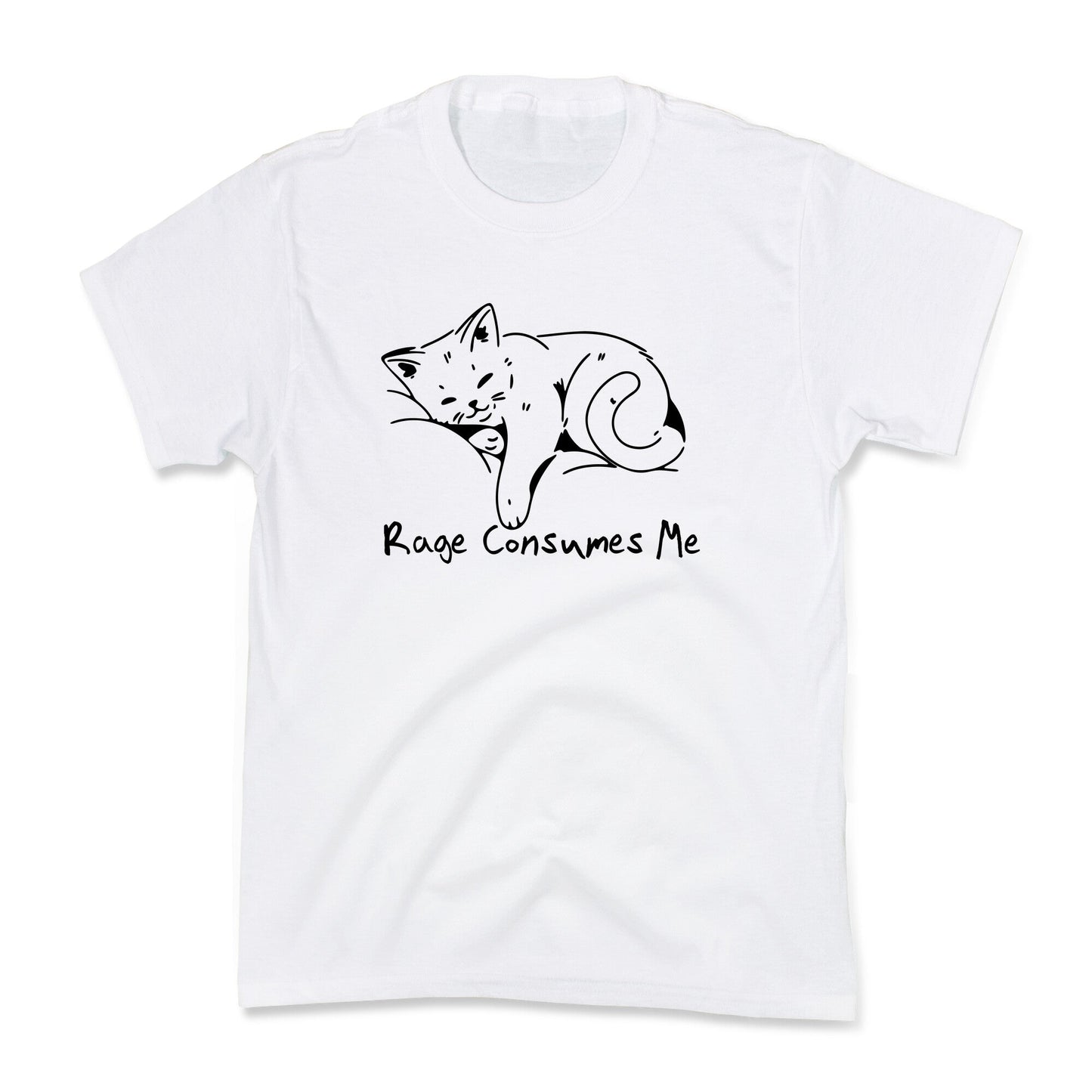 Rage Consumes Me Kitten Kids Tee
