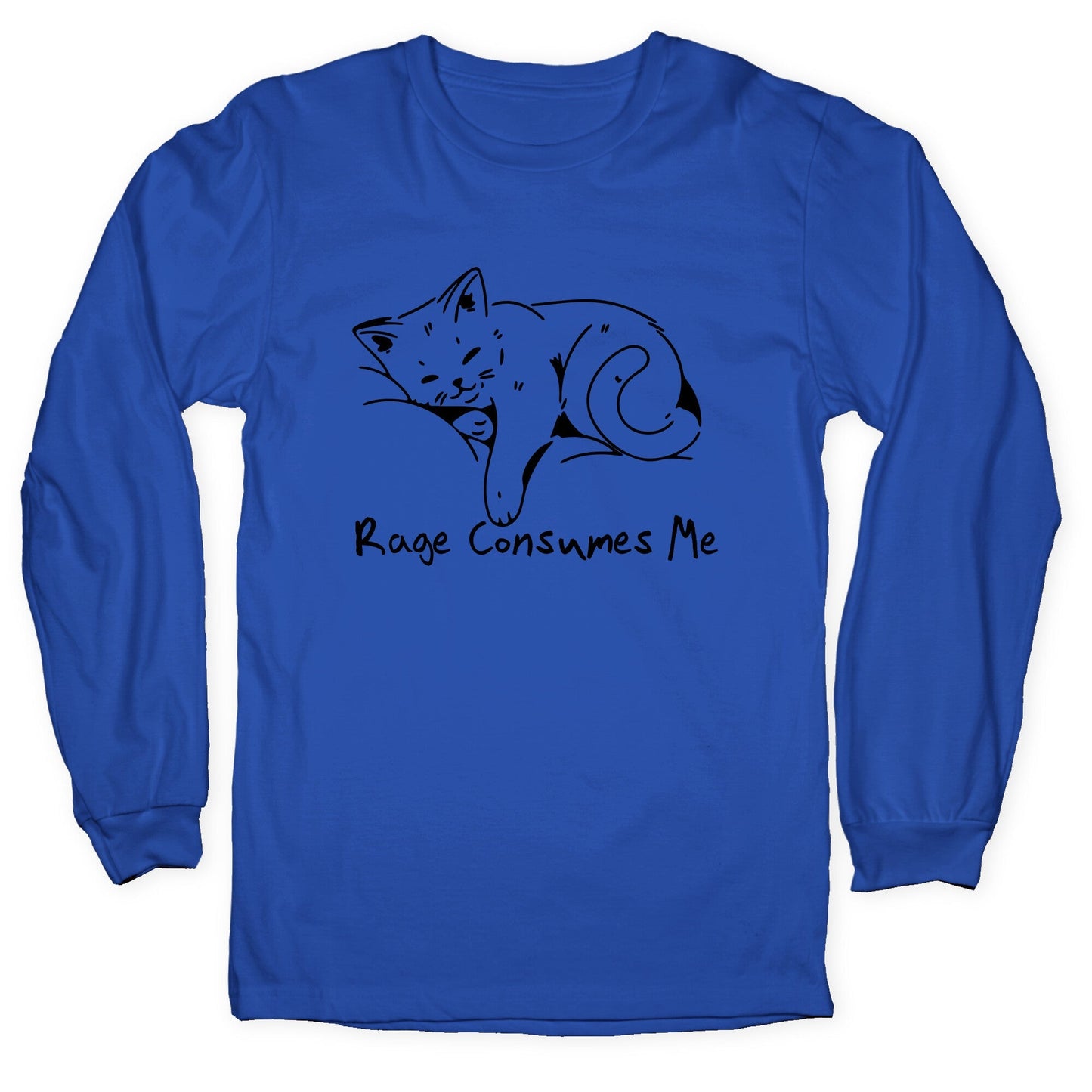 Rage Consumes Me Kitten Longsleeve Tee