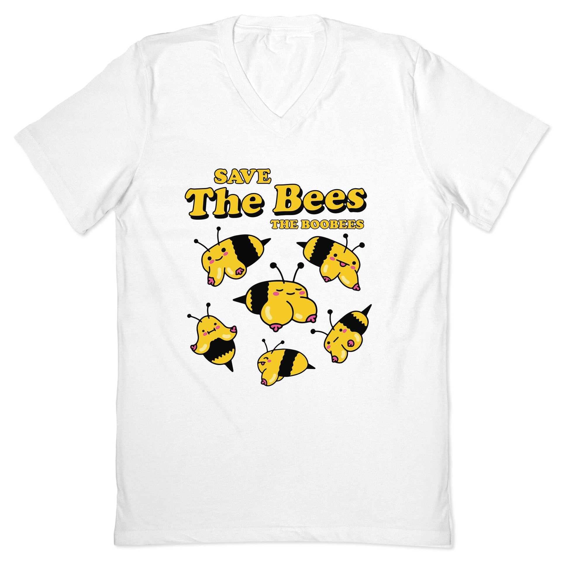 Save The Bees Boobees V-Neck