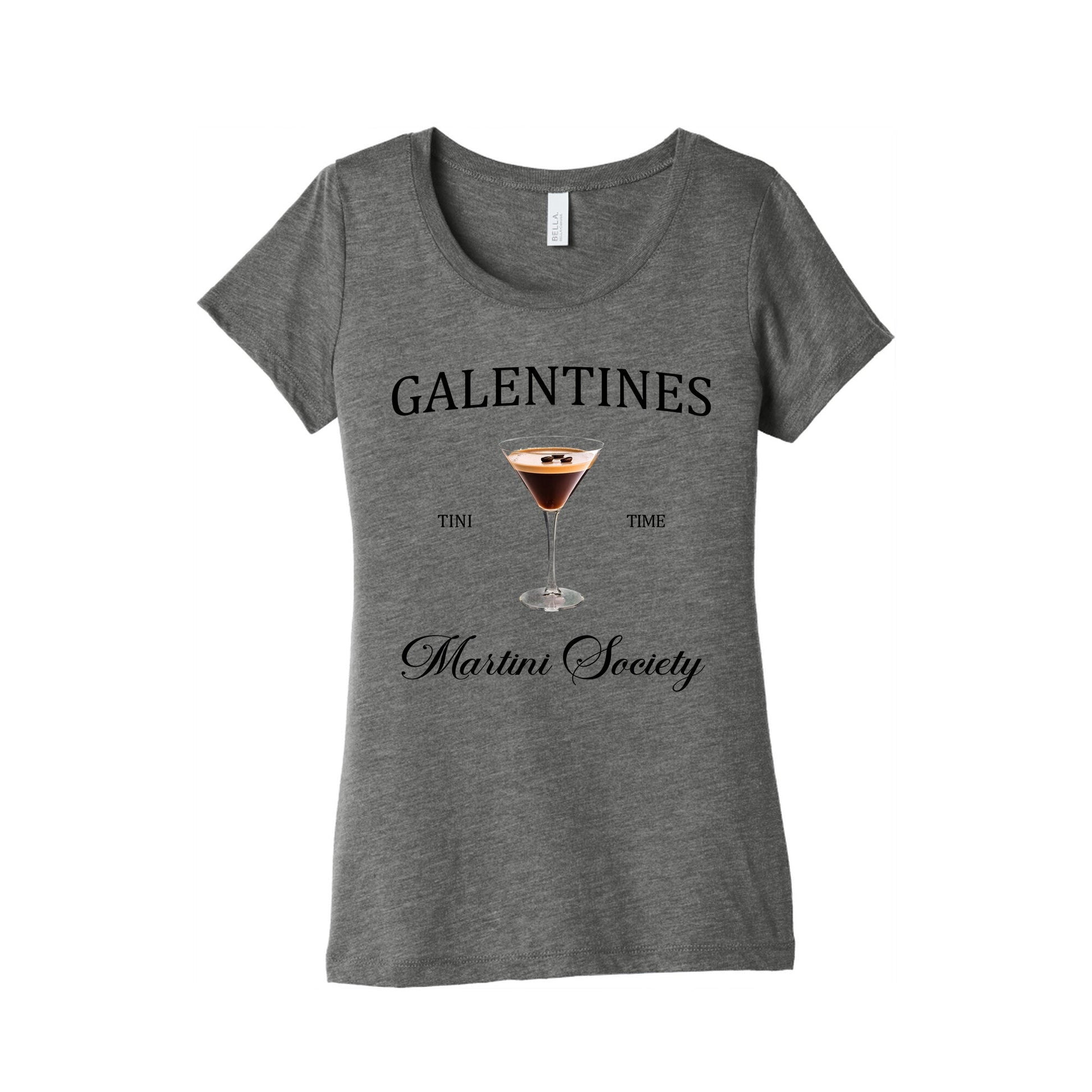 Galentines Tini Time Womens Triblend Tee