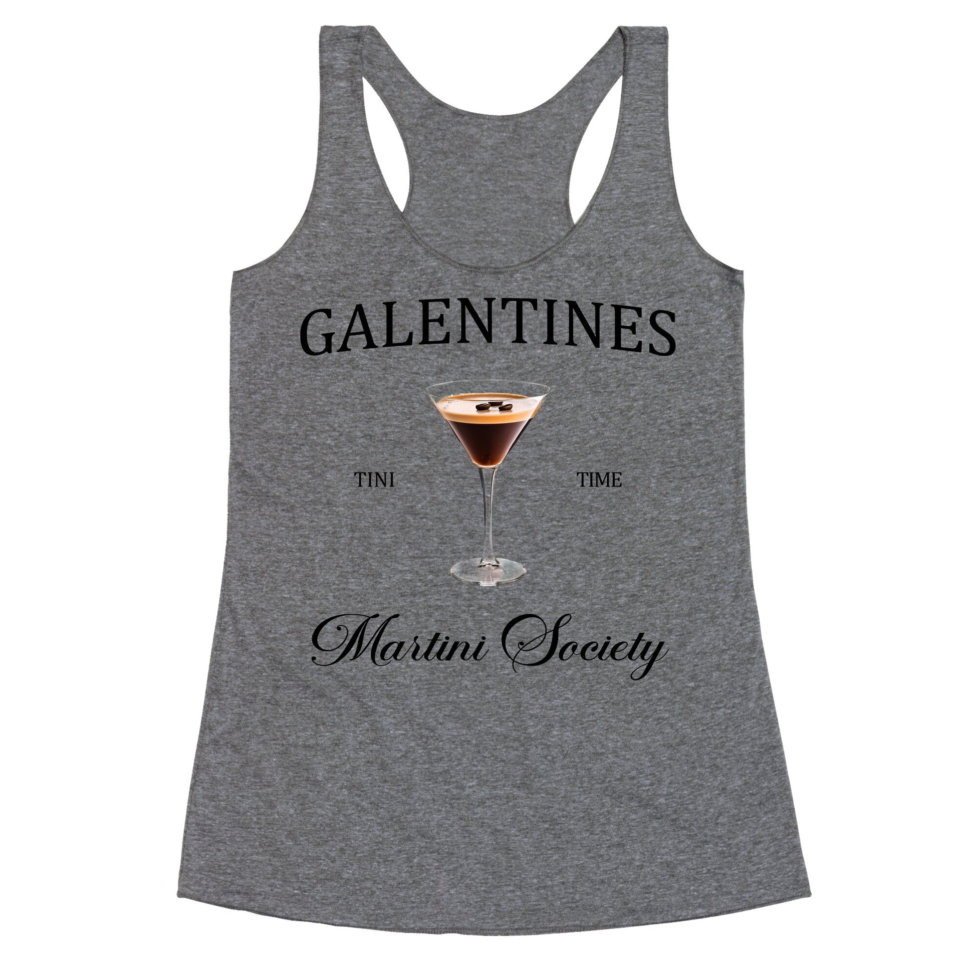 Galentines Tini Time Racerback Tank