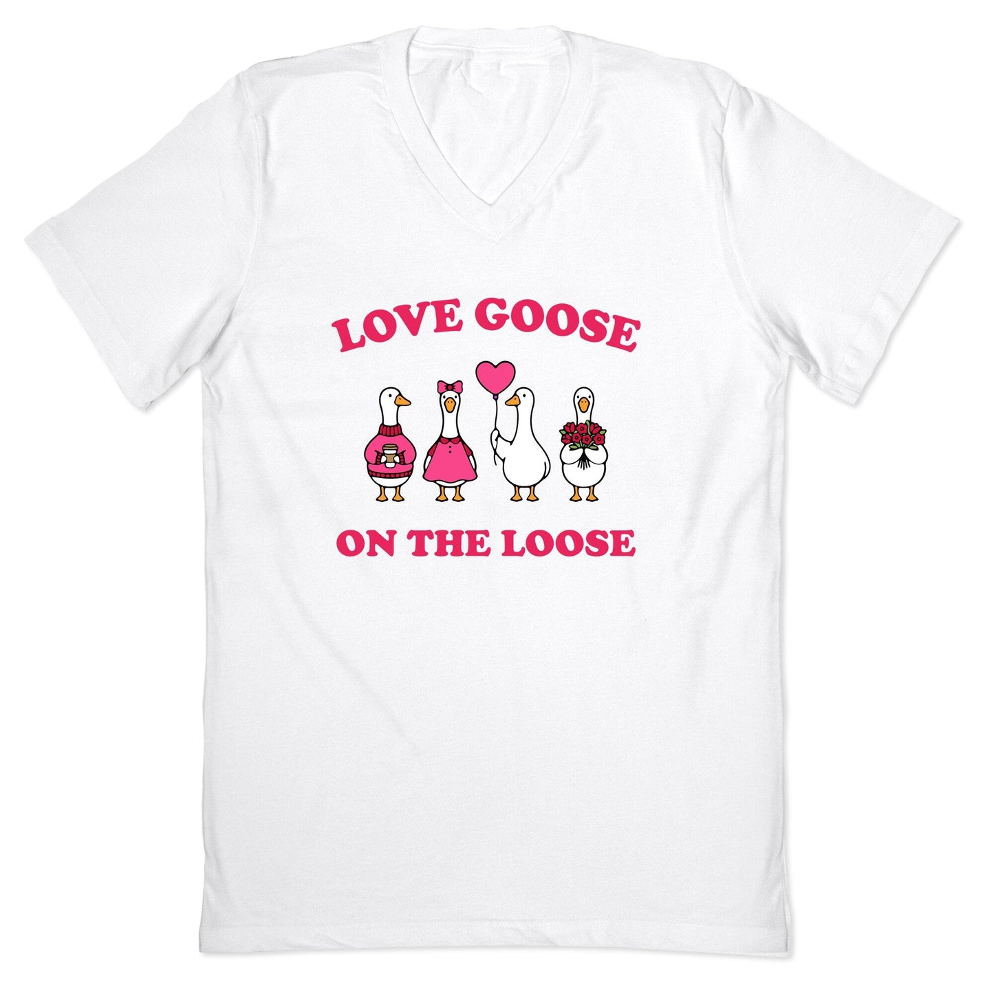 Love Goose On The Loose V-Neck