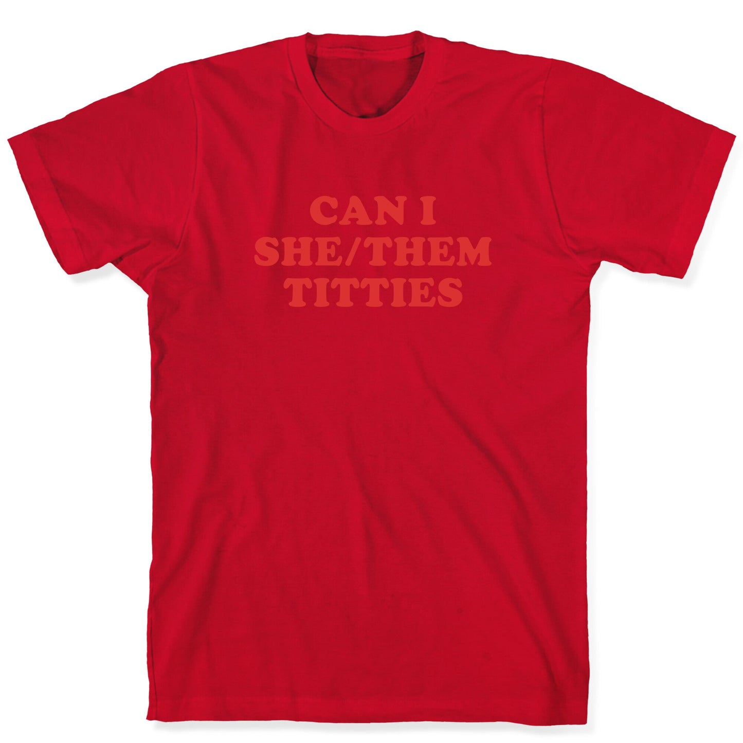 Can I She/Them Titties? T-Shirt