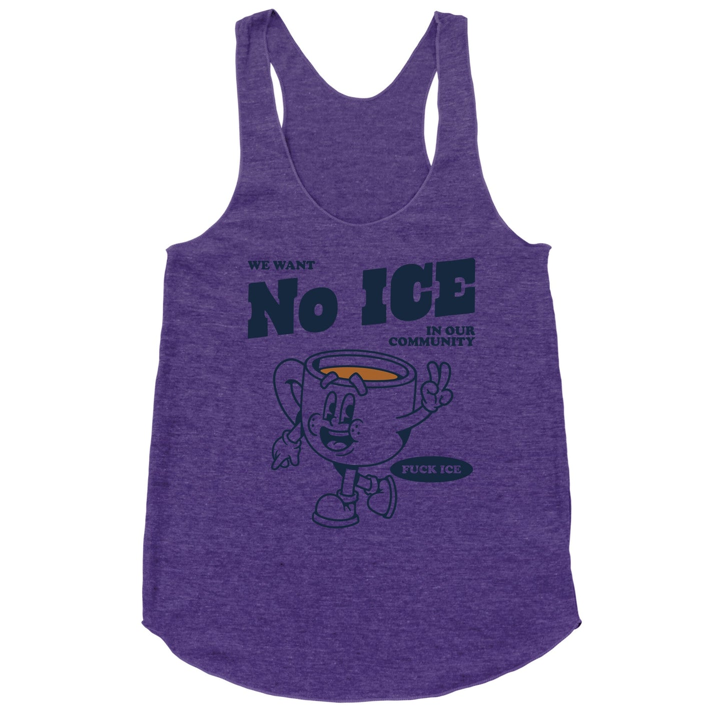 No ICE Racerback Tank