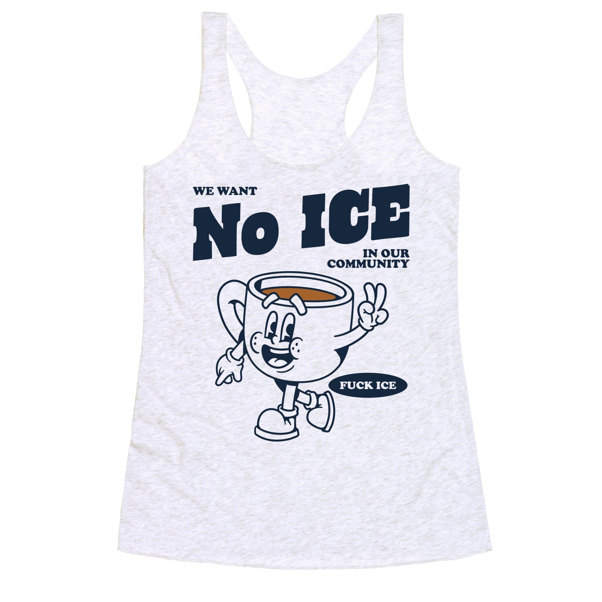 No ICE Racerback Tank