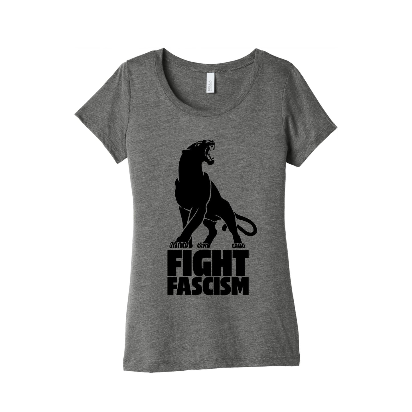 Fight Fascism Womens Triblend Tee