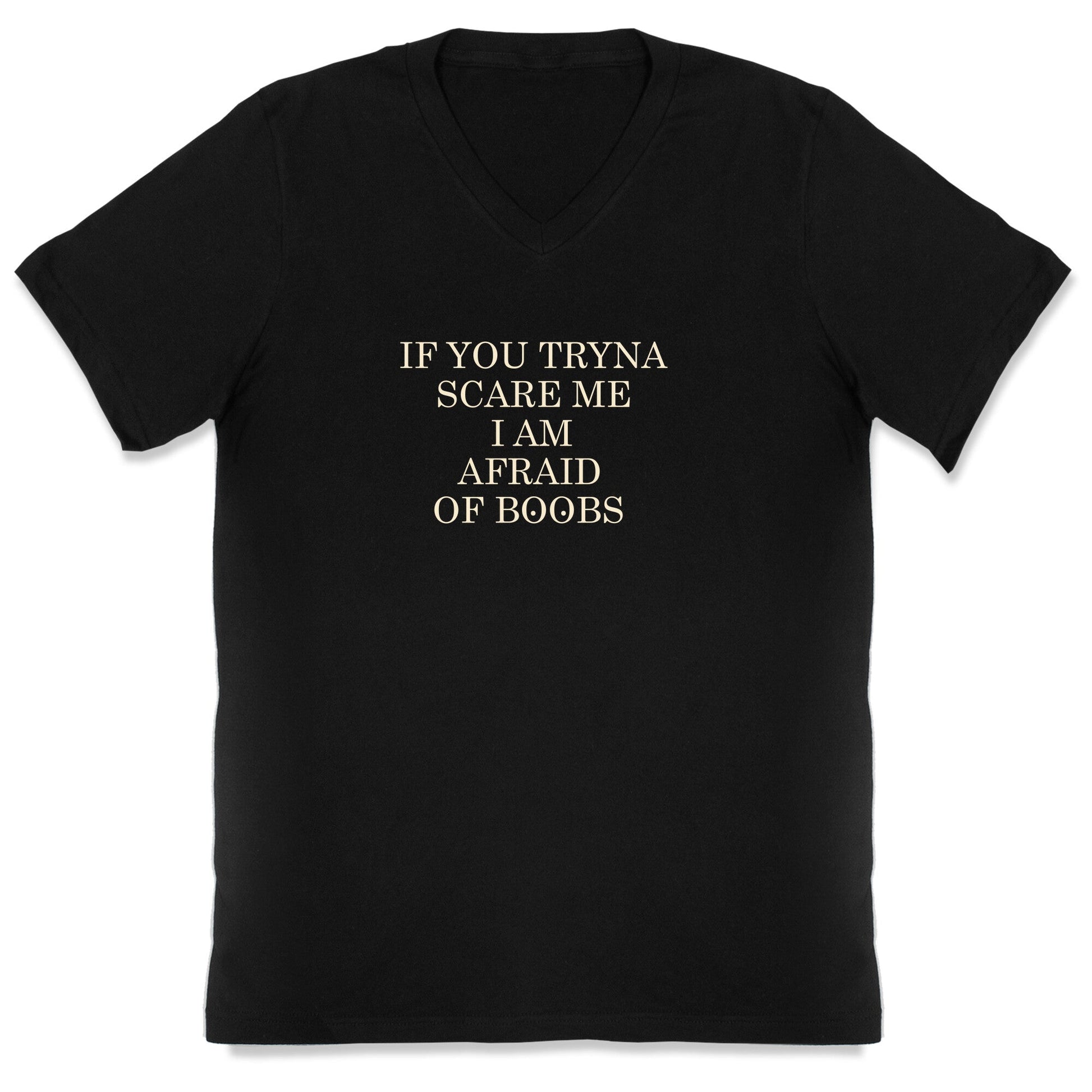 Afraid Of Boobs V-Neck