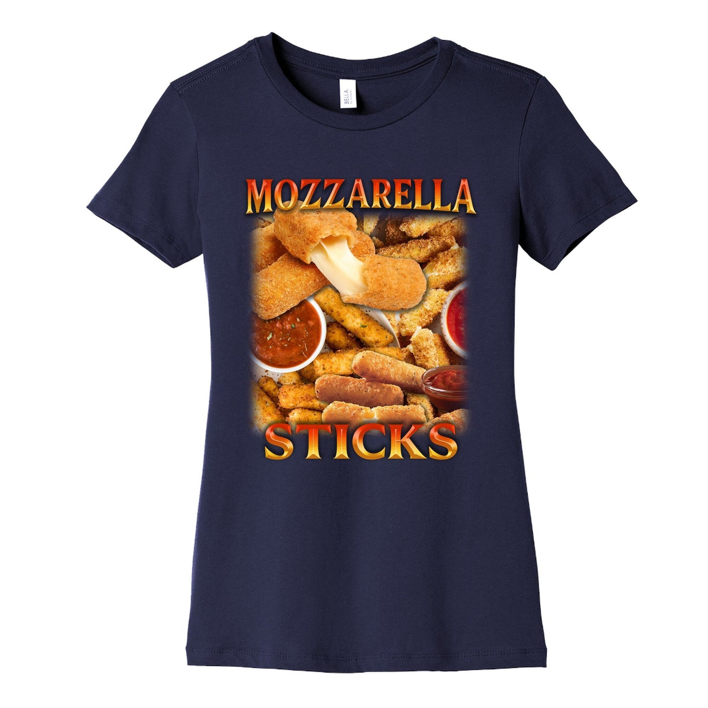 Mozzarella Sticks Womens Cotton Tee