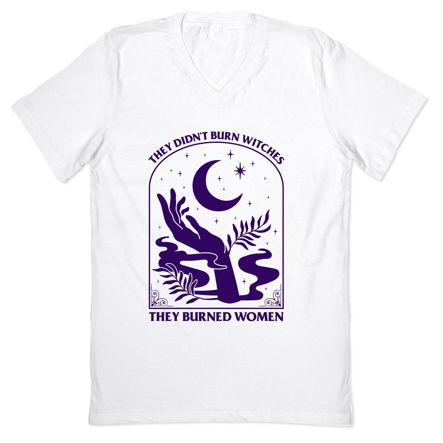 They Burned Women V-Neck