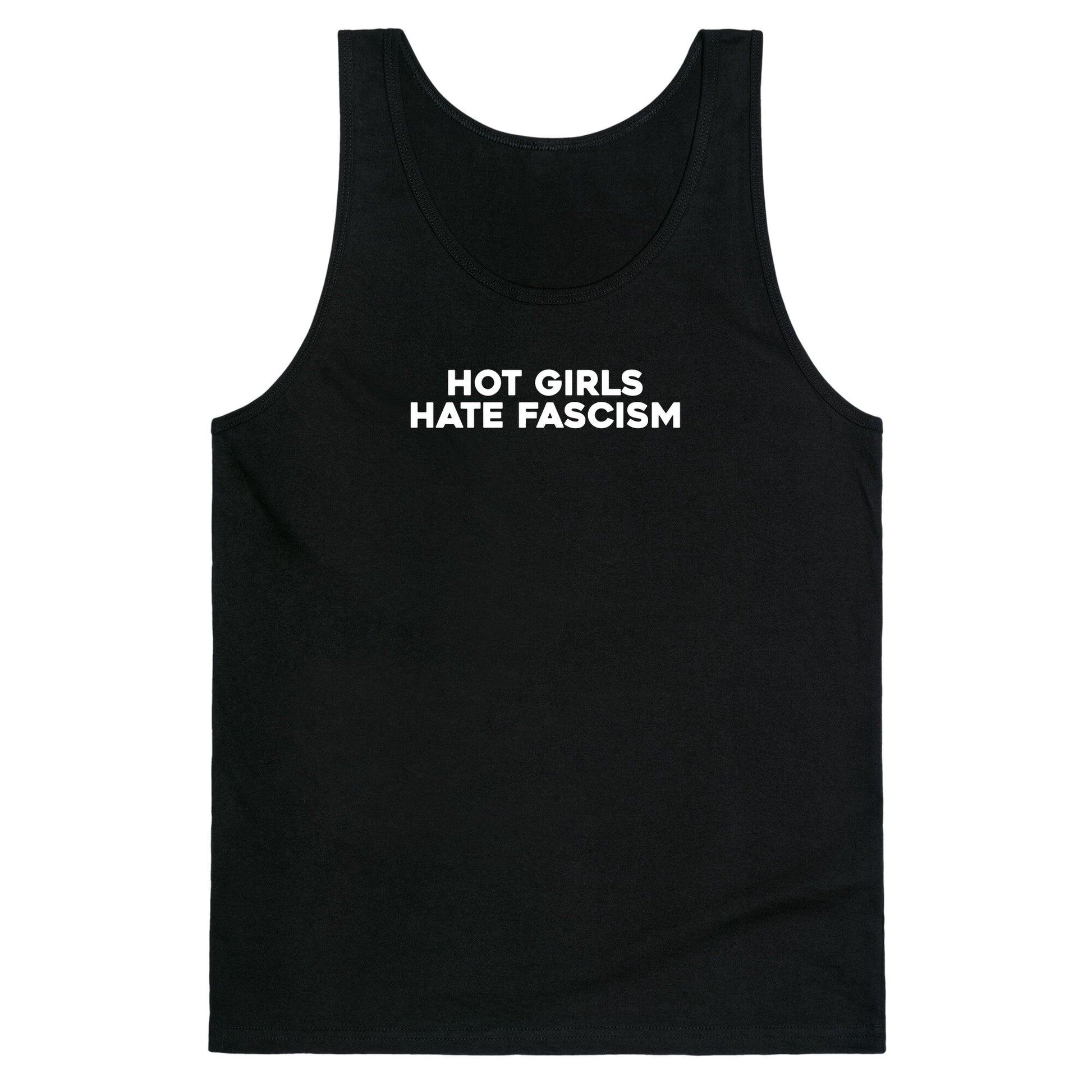 Hot Girls Hate Fascism Tank Top