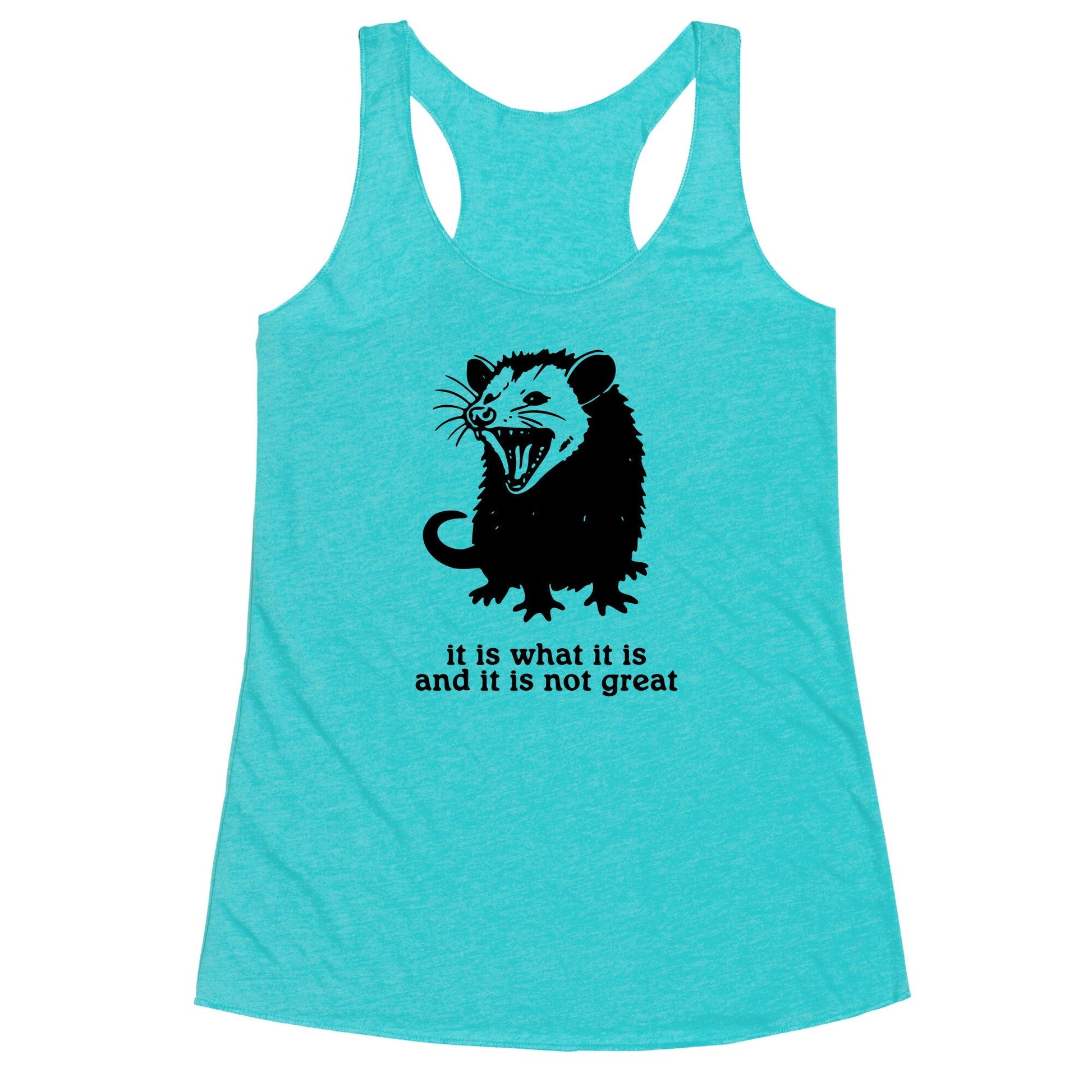 It Is What It Is Racerback Tank
