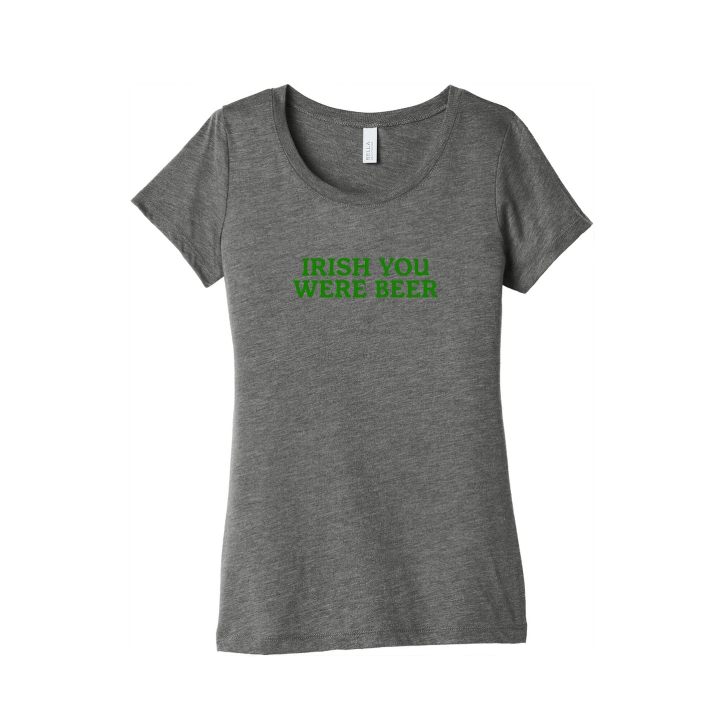 Irish You Were Beer Womens Triblend Tee