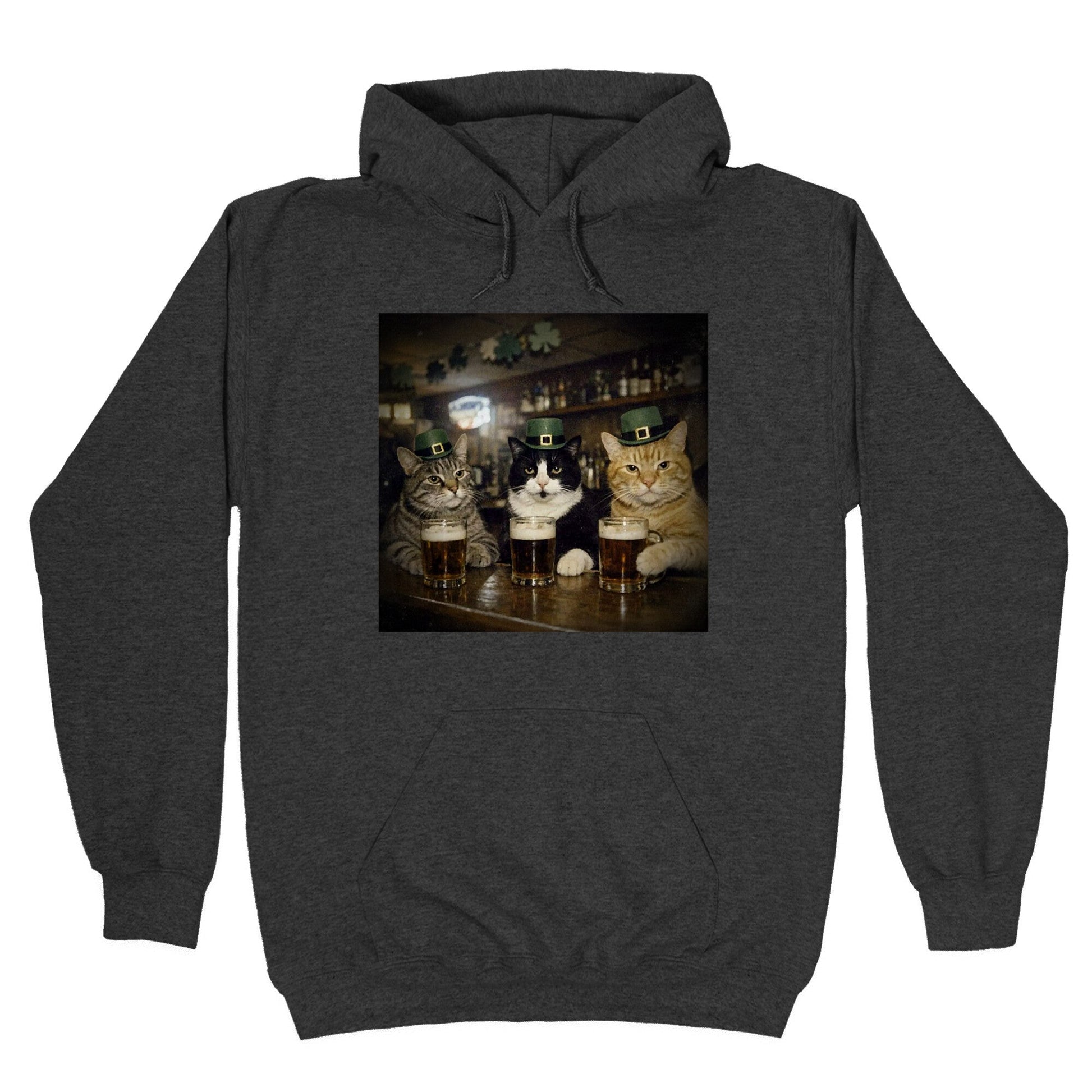 Saint Patrick Cats Hoodie