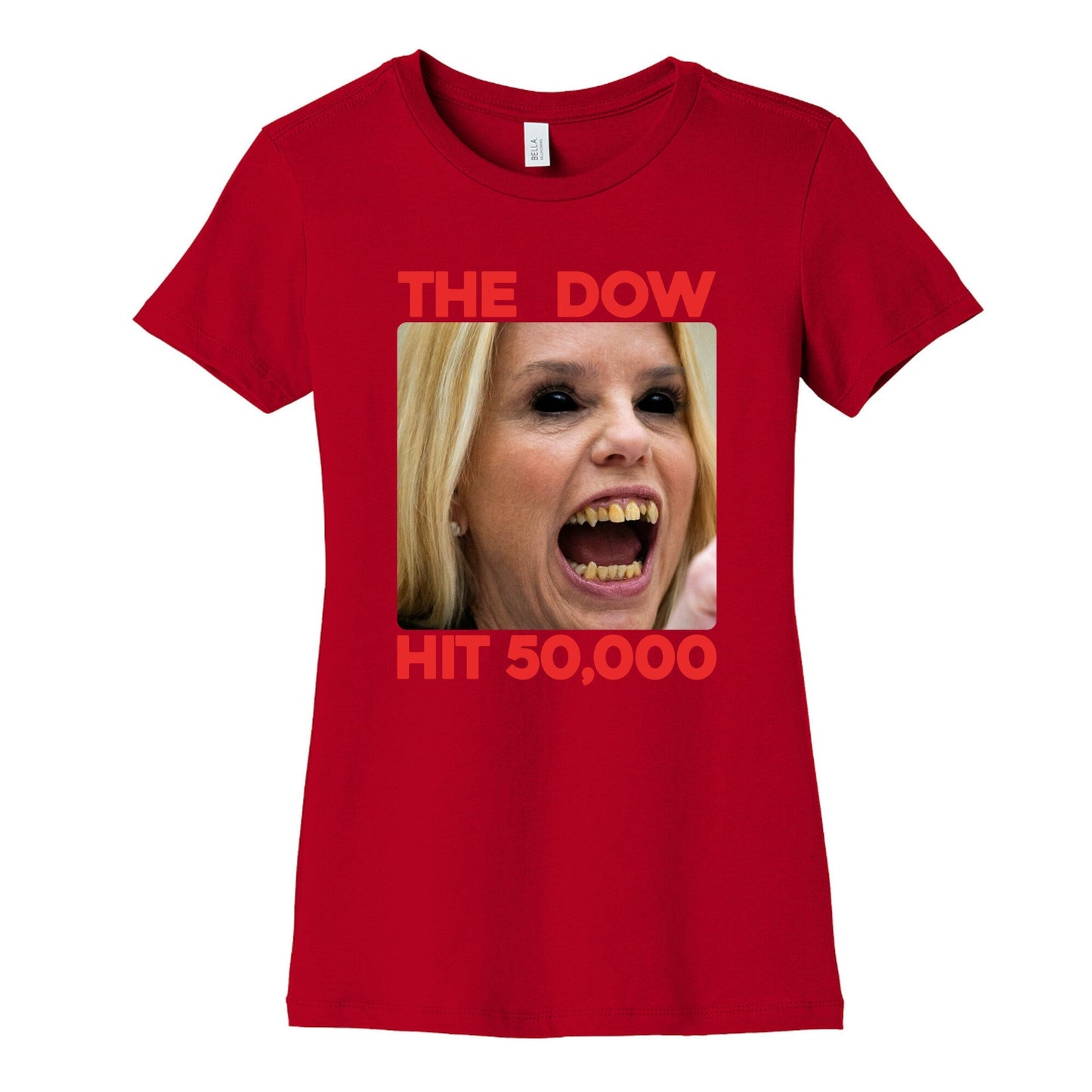 Bondi The DOW Hit 50,000 Womens Cotton Tee
