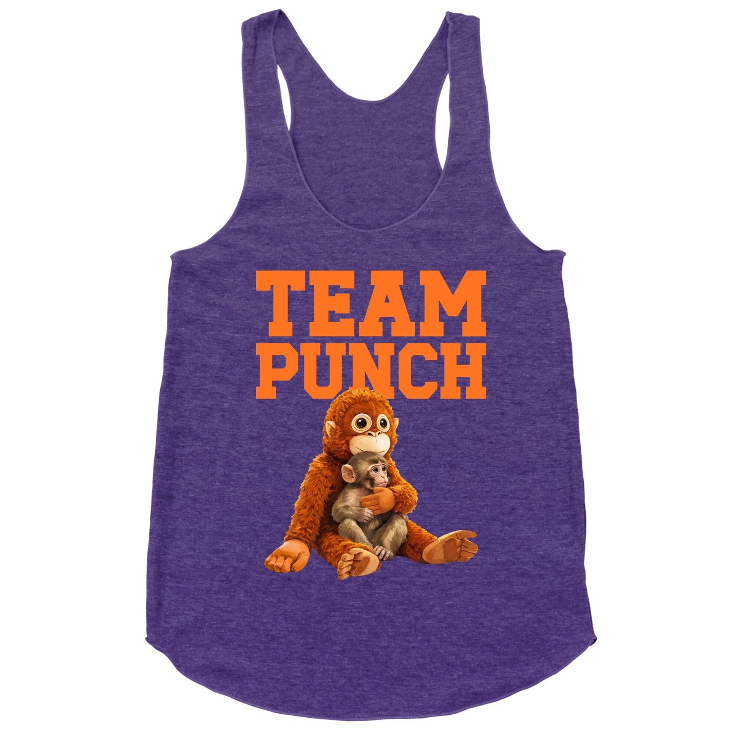 Punch The Monkey Racerback Tank