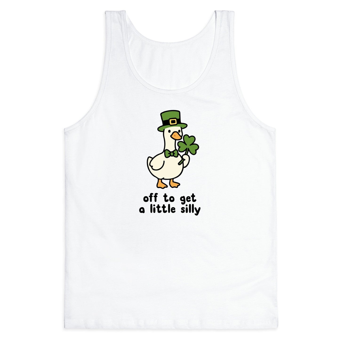 Saint Patricks Day Goose Tank Top