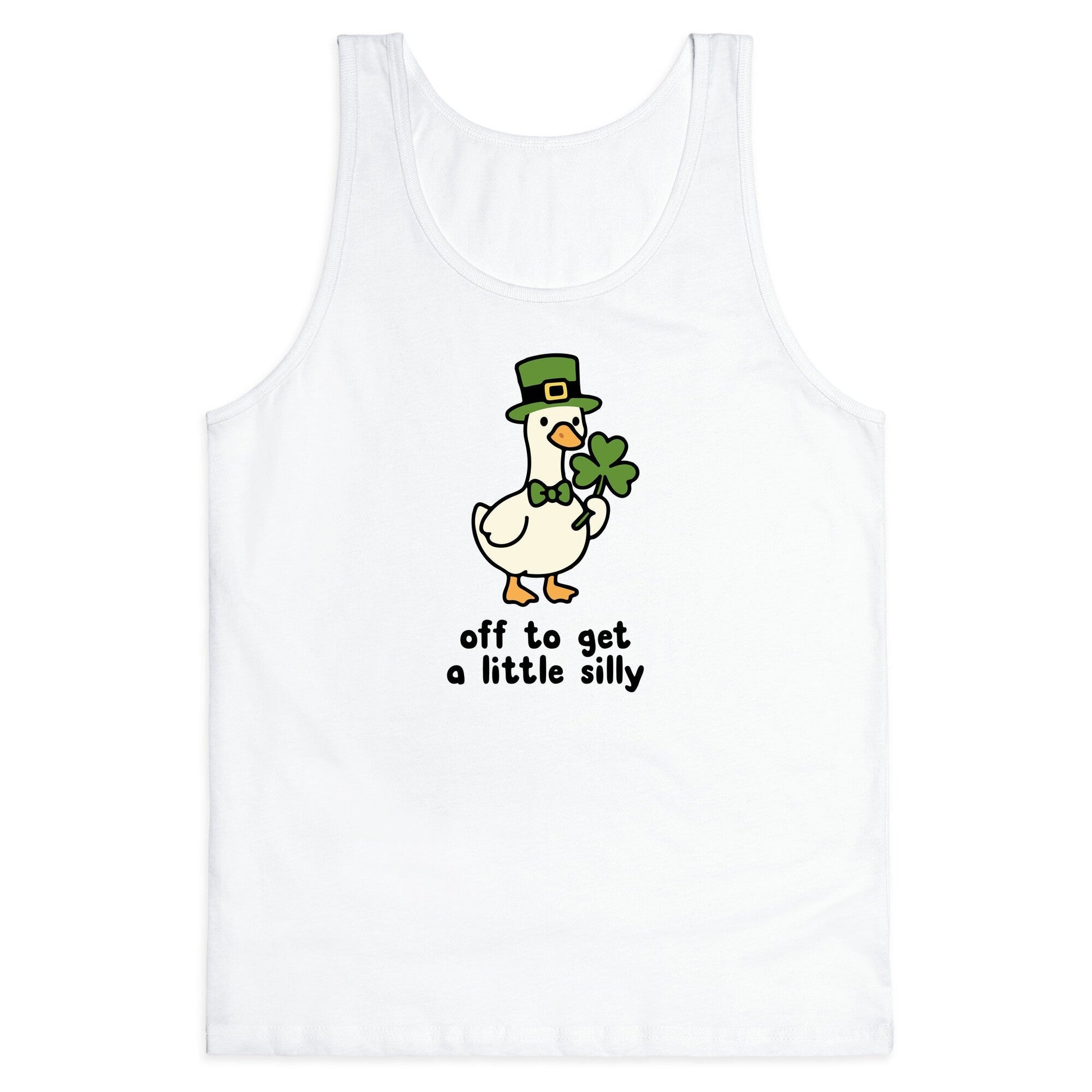 Saint Patricks Day Goose Tank Top