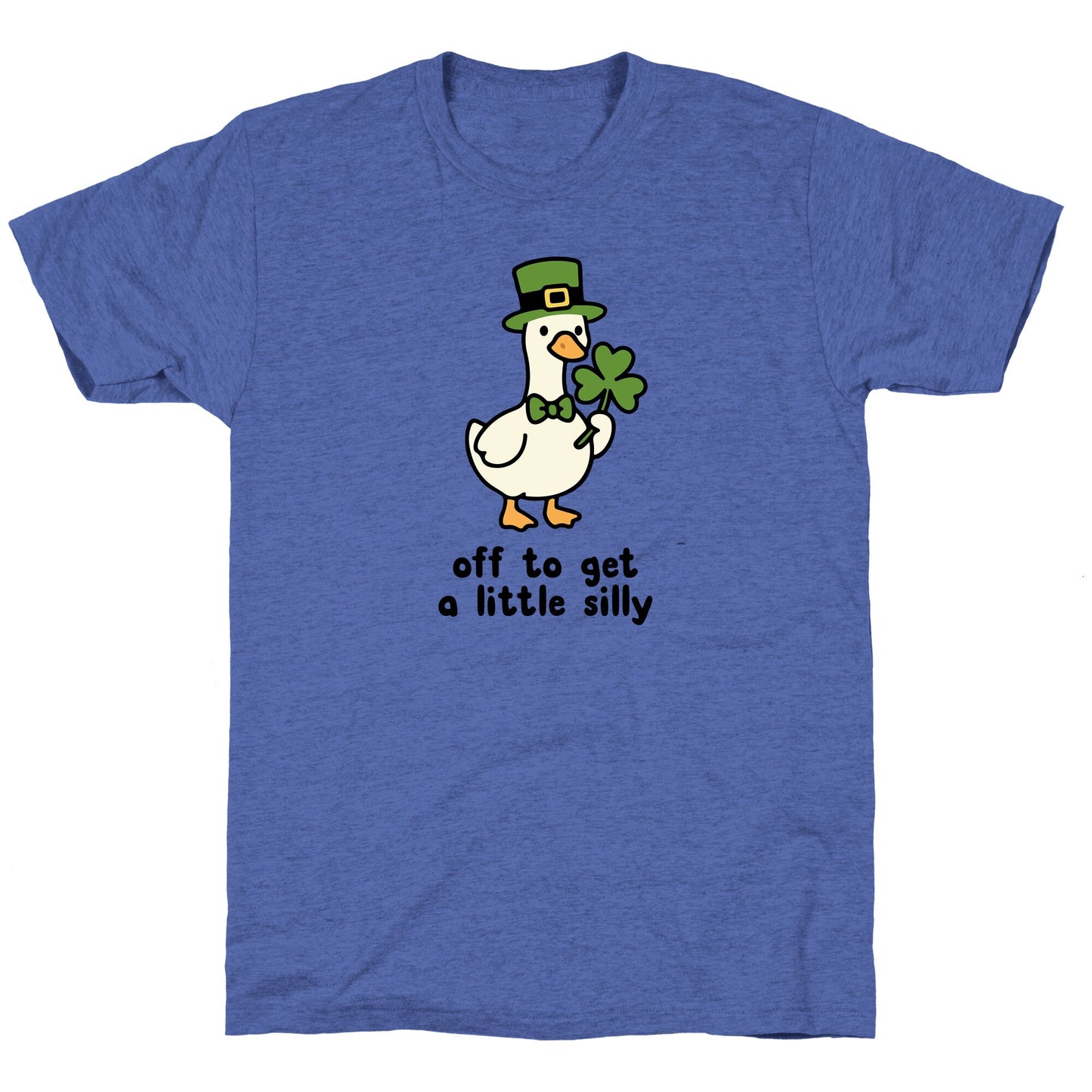 Saint Patricks Day Goose Unisex Triblend Tee