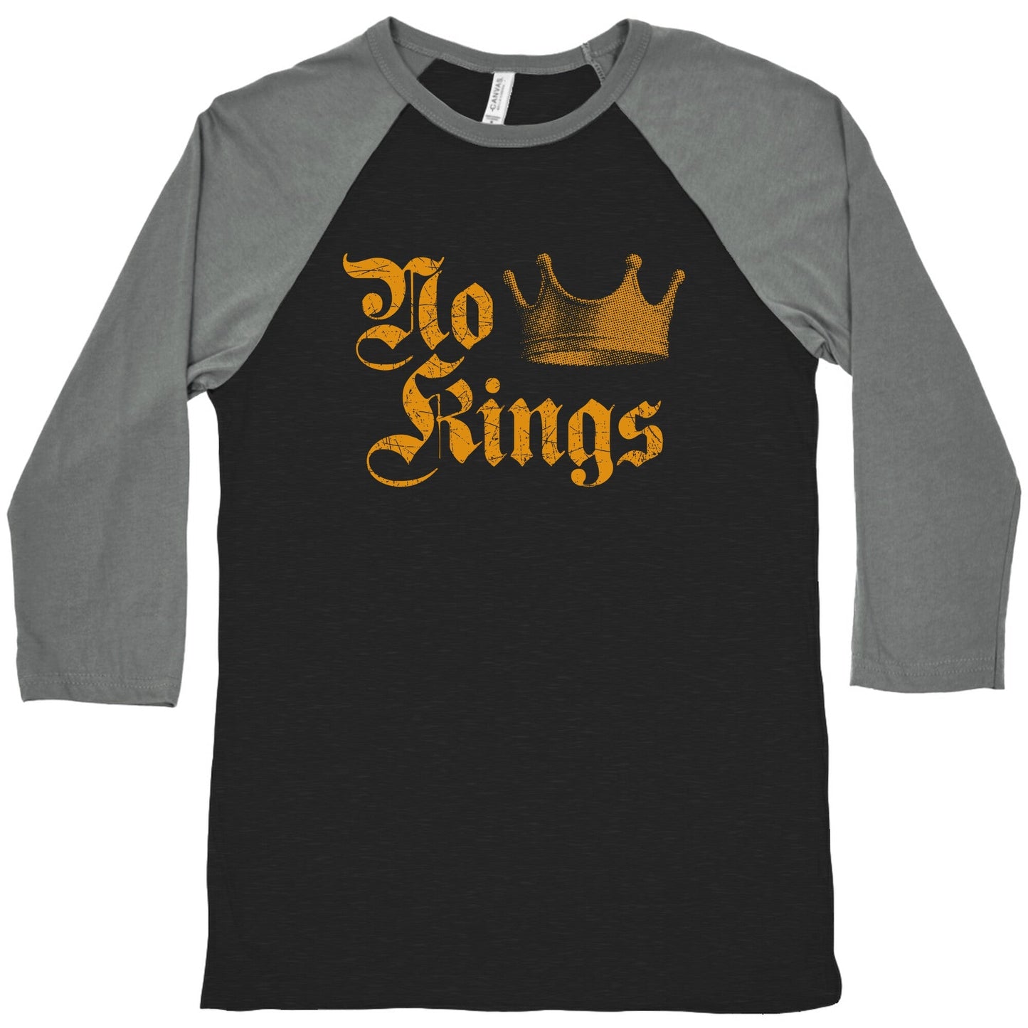 No Kings Since 1776 Baseball Tee