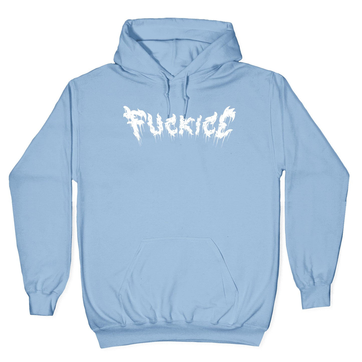 Fuck ICE Metal Logo Hoodie