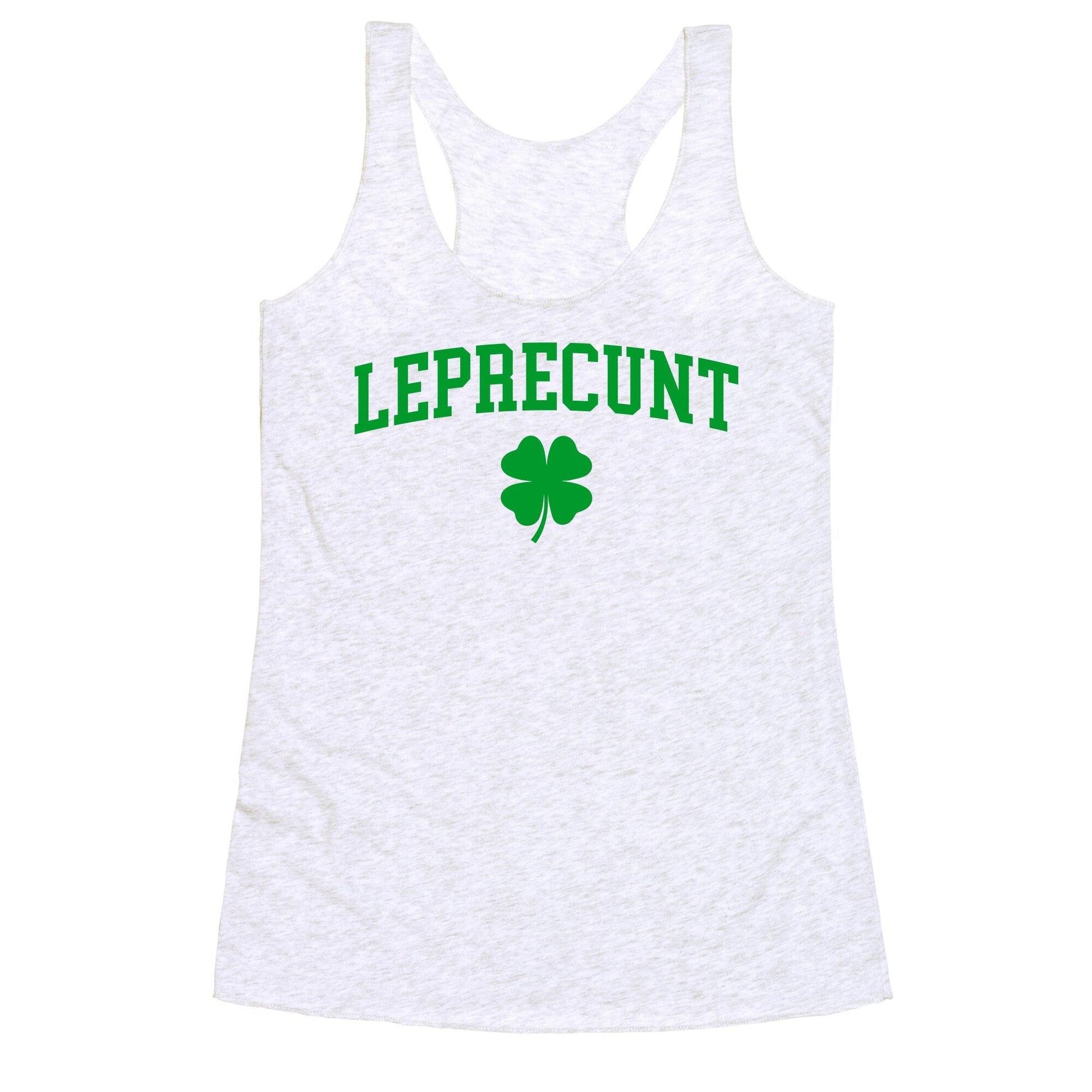 Leprecunt Racerback Tank
