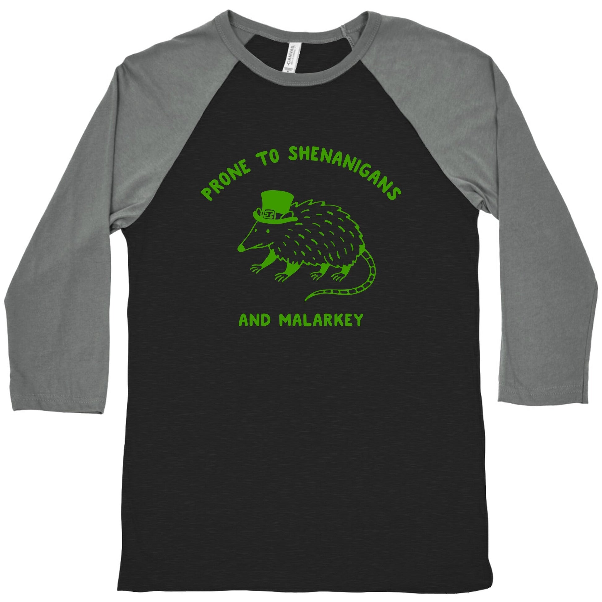 Shenanigans And Malarkey Baseball Tee