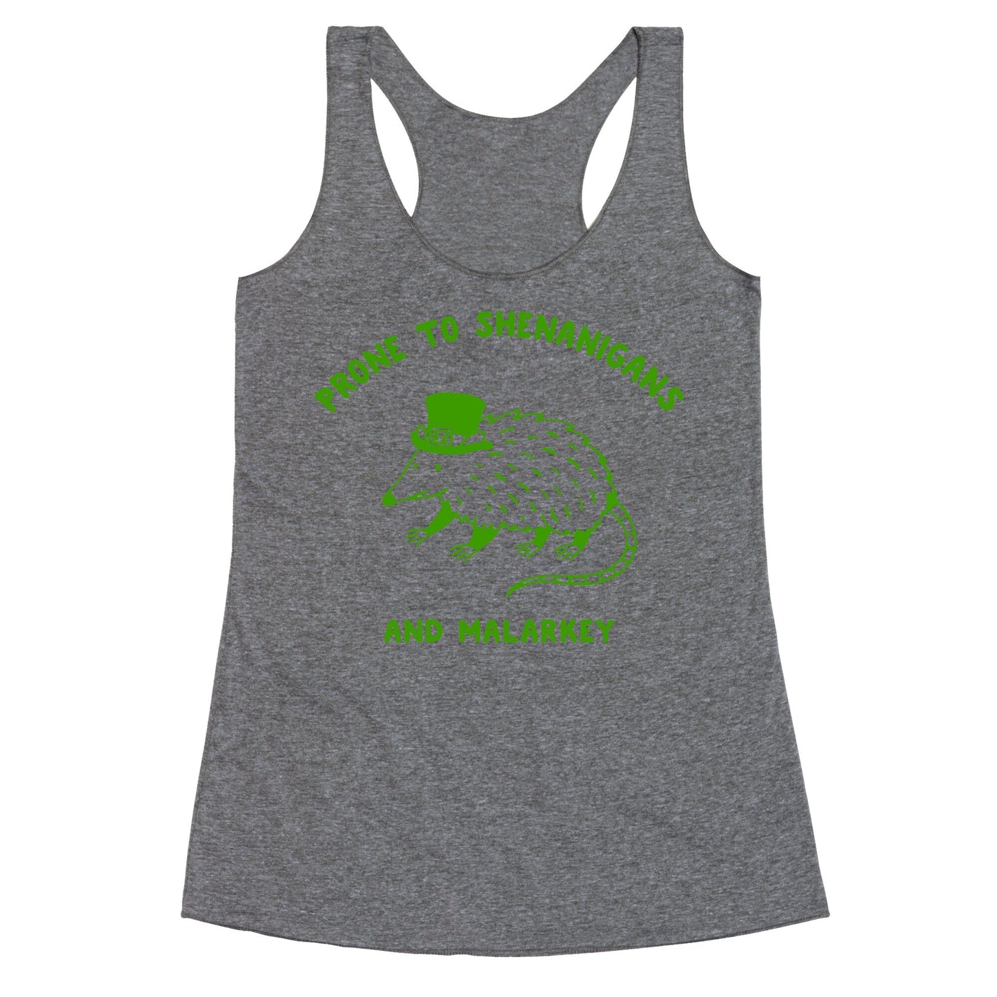 Shenanigans And Malarkey Racerback Tank