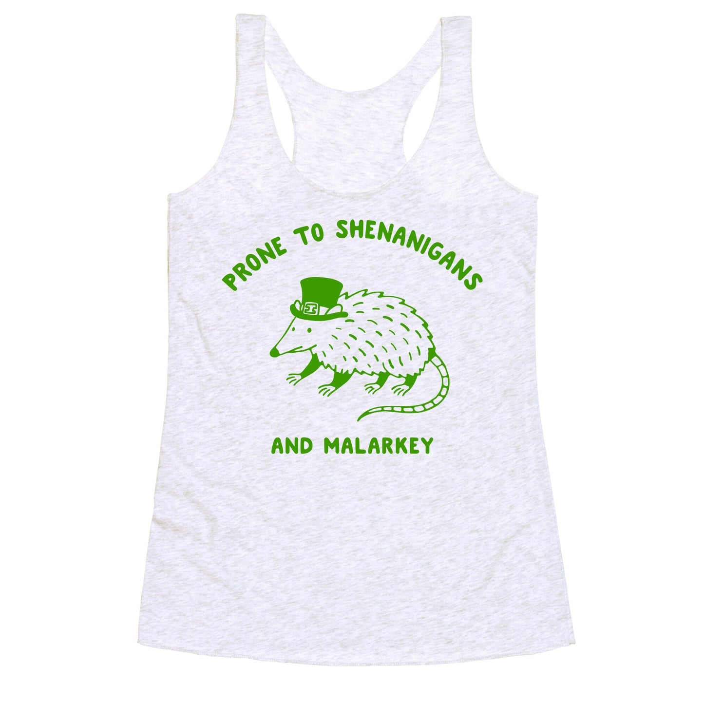 Shenanigans And Malarkey Racerback Tank
