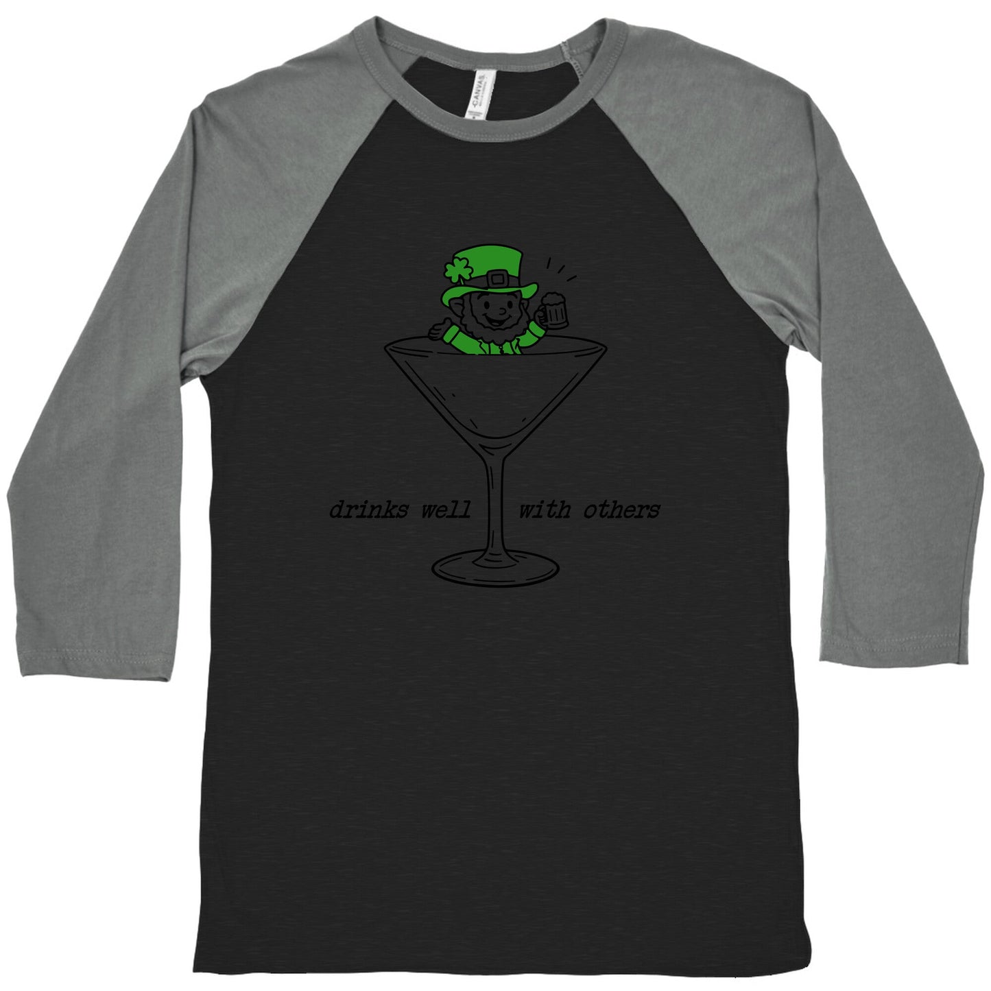 Drinks Well With Others Baseball Tee