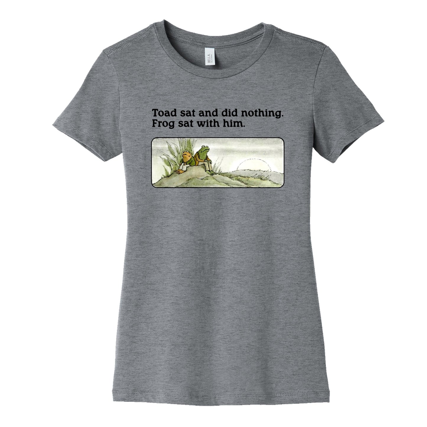Toad Sat And Did Nothing Womens Cotton Tee