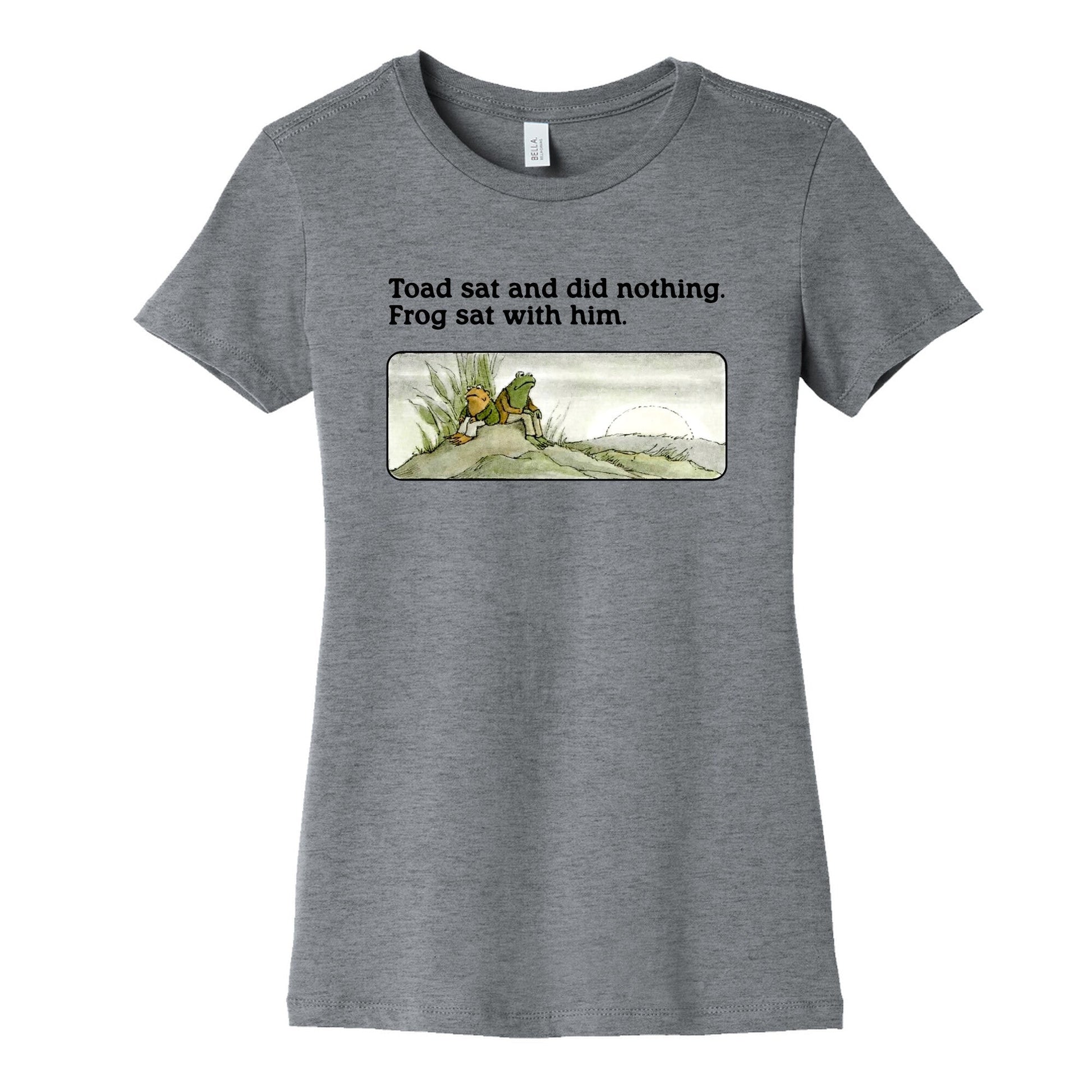 Toad Sat And Did Nothing Womens Cotton Tee