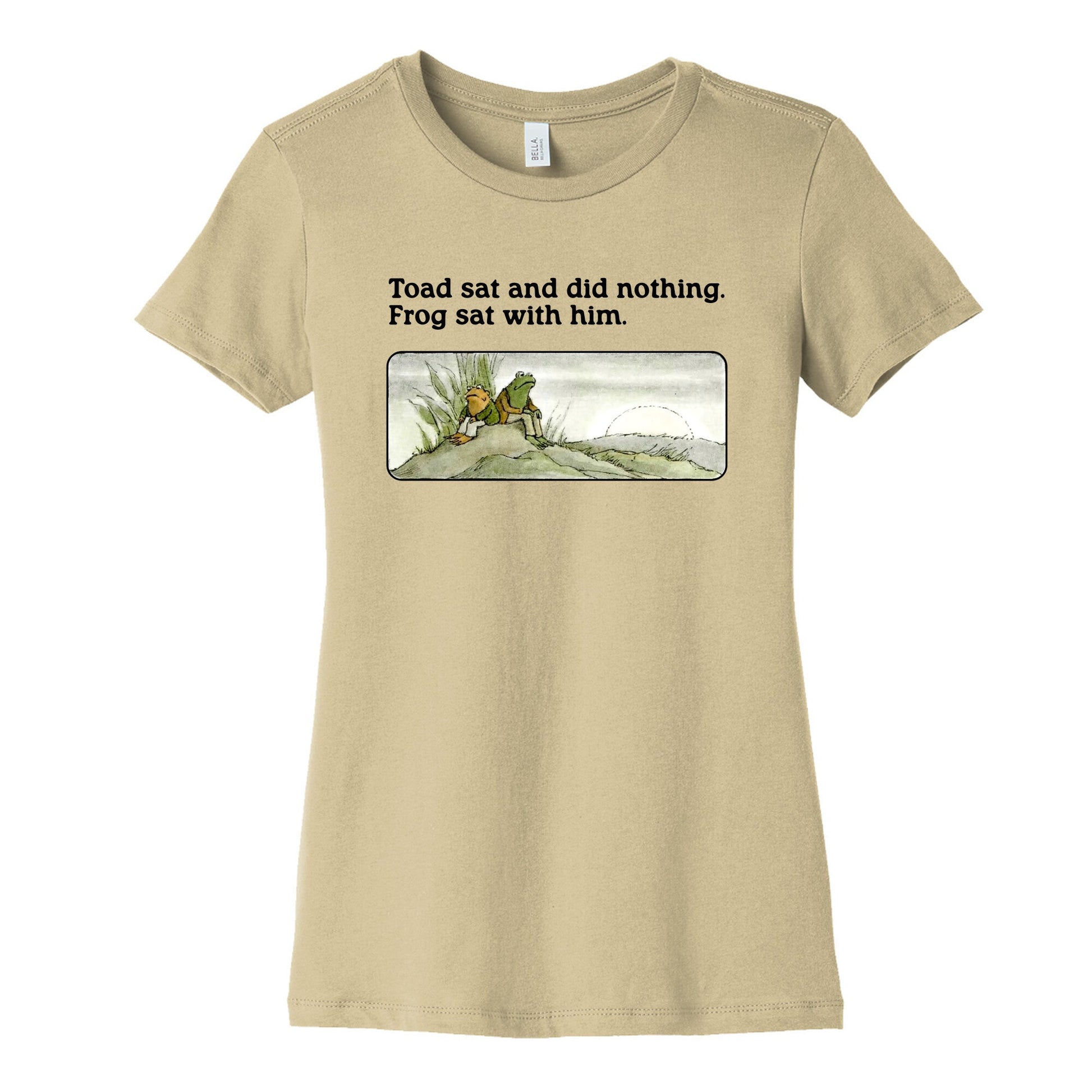 Toad Sat And Did Nothing Womens Cotton Tee