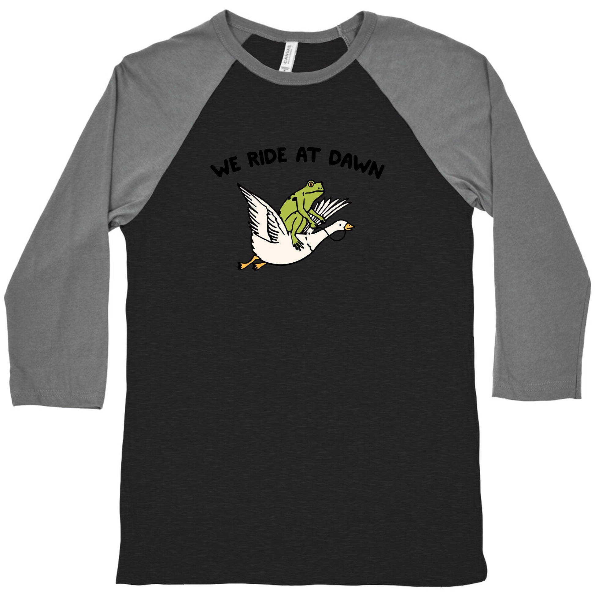 We Ride At Dawn Baseball Tee