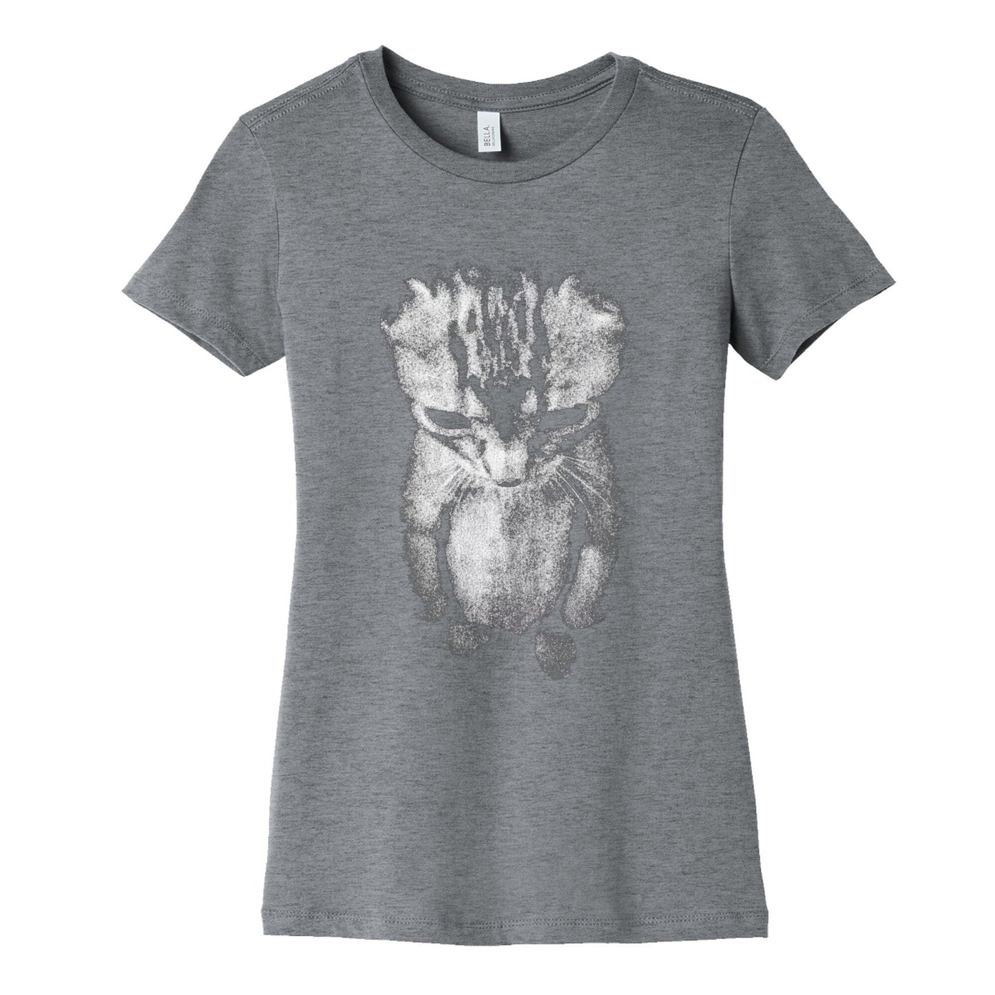 Sad Little Cat Womens Cotton Tee