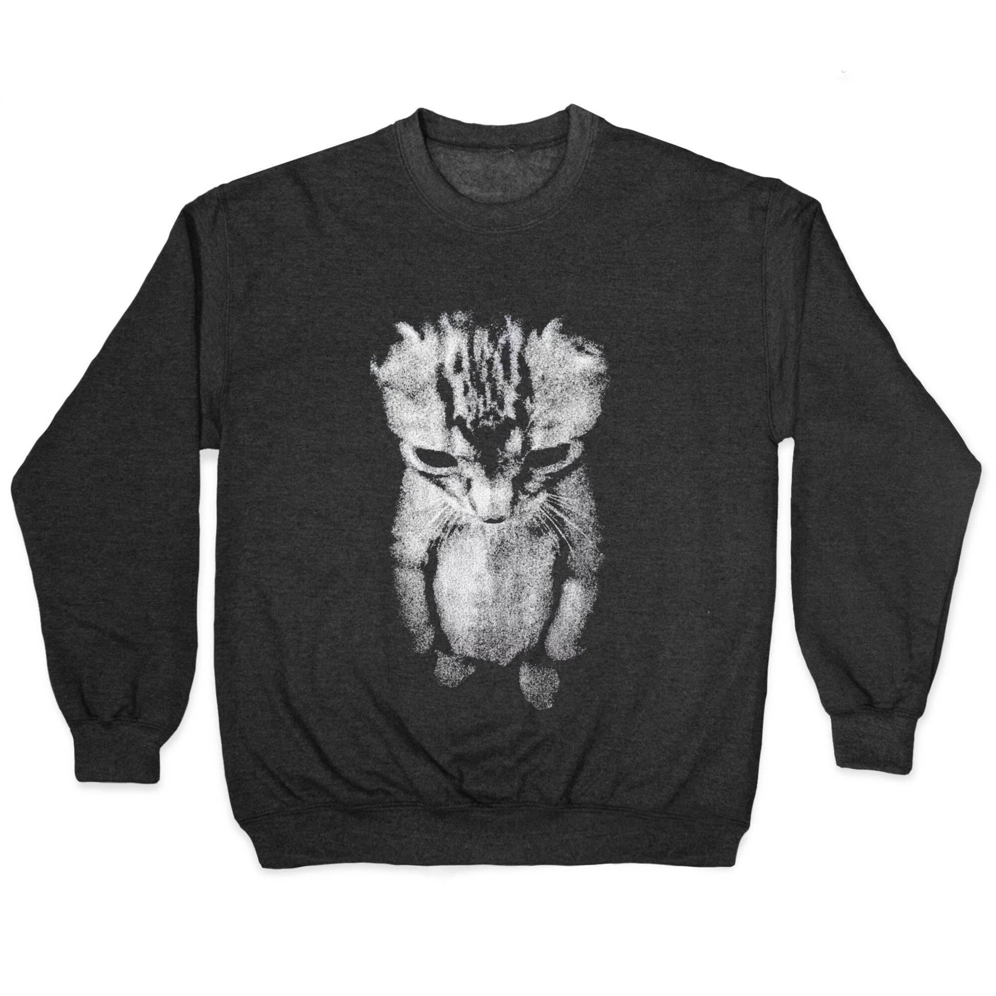 Sad Little Cat Crewneck Sweatshirt