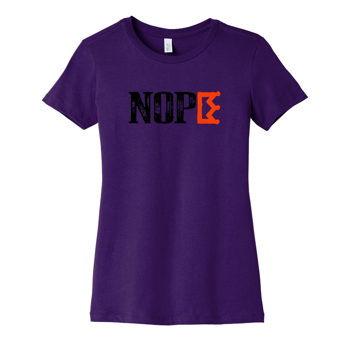 No Kings NOPE Womens Cotton Tee