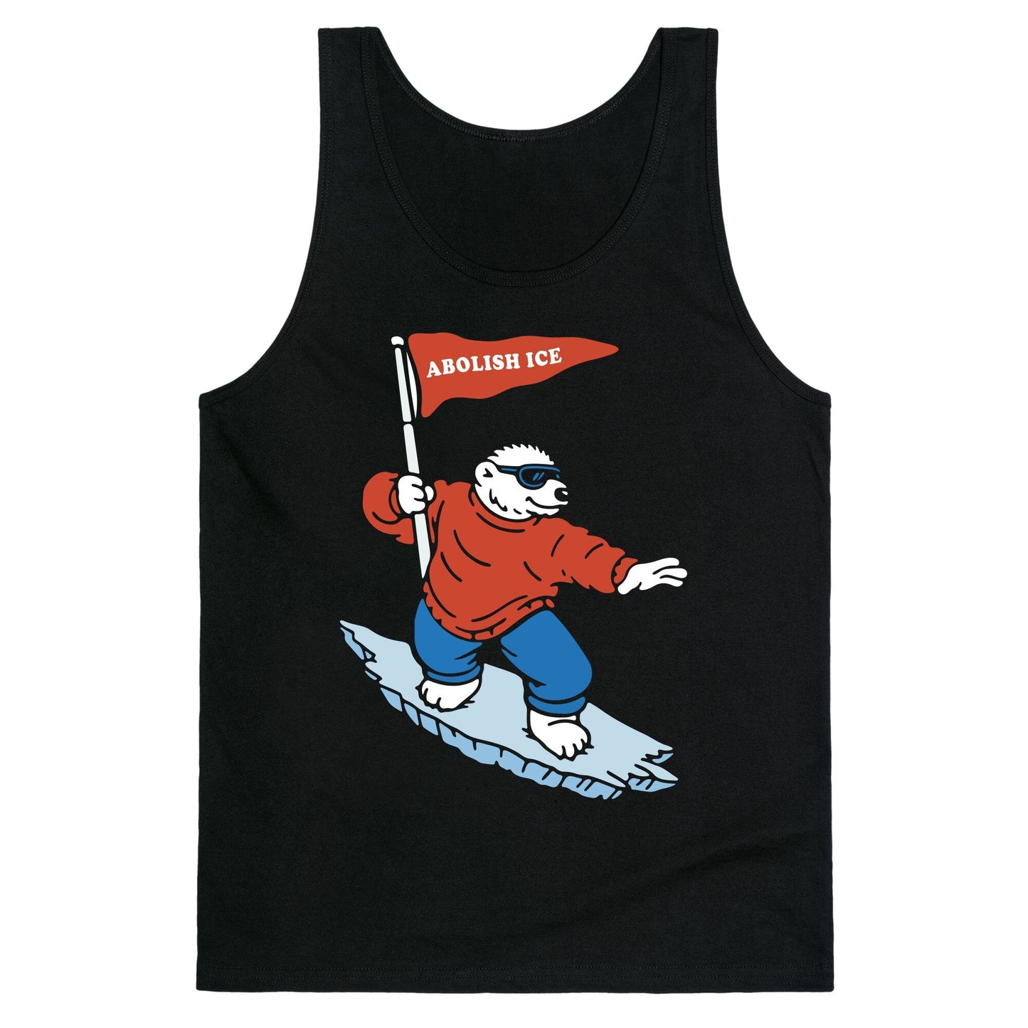 Abolish ICE Bear Tank Top