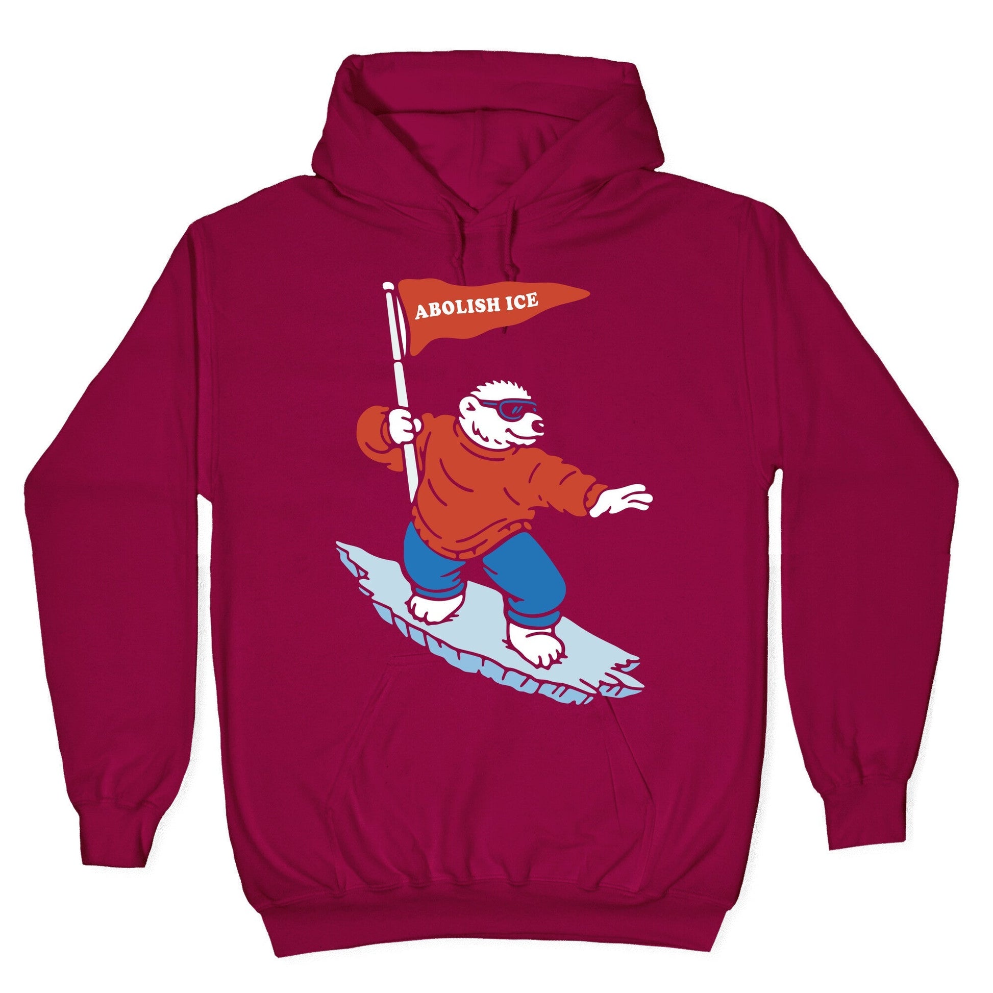 Abolish ICE Bear Hoodie
