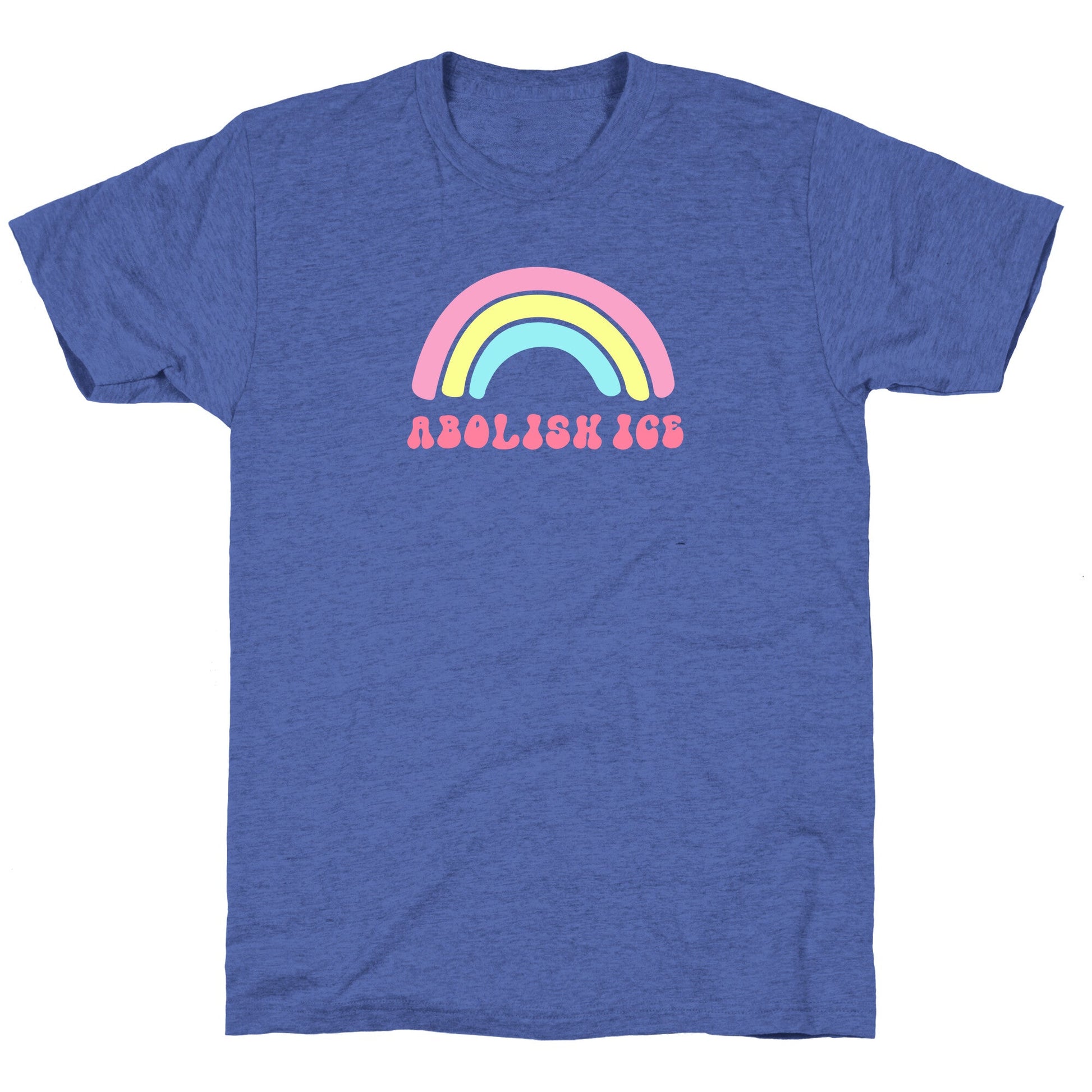 Abolish ICE Rainbow Unisex Triblend Tee