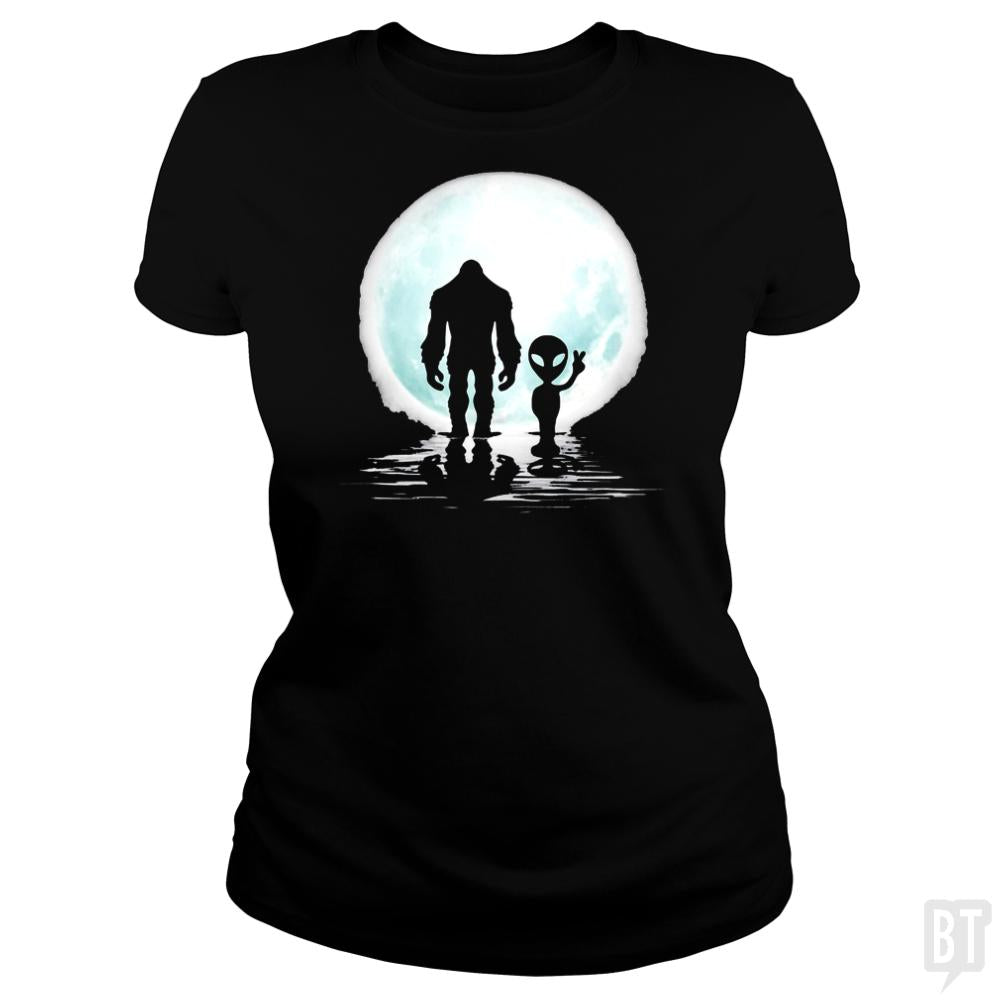 Bigfoot and Alien