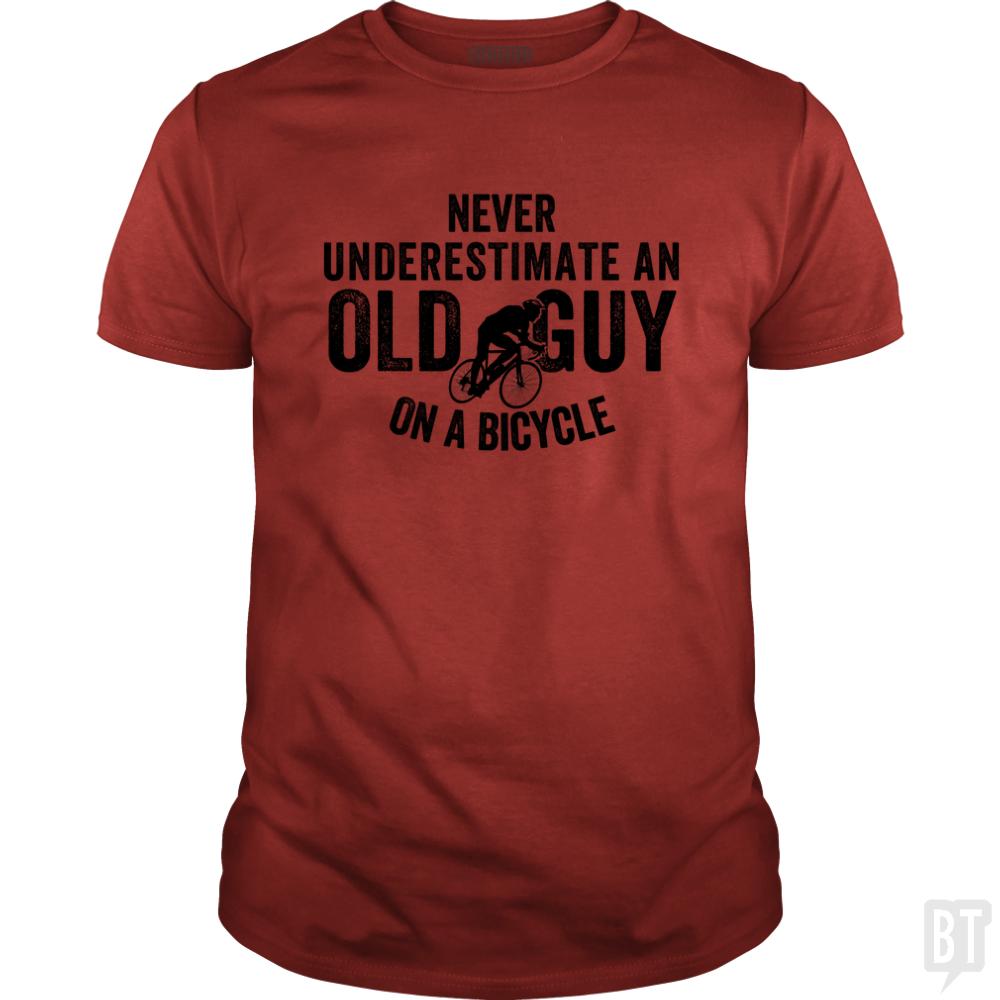 Never Underestimate An old Guy On A Bicycle