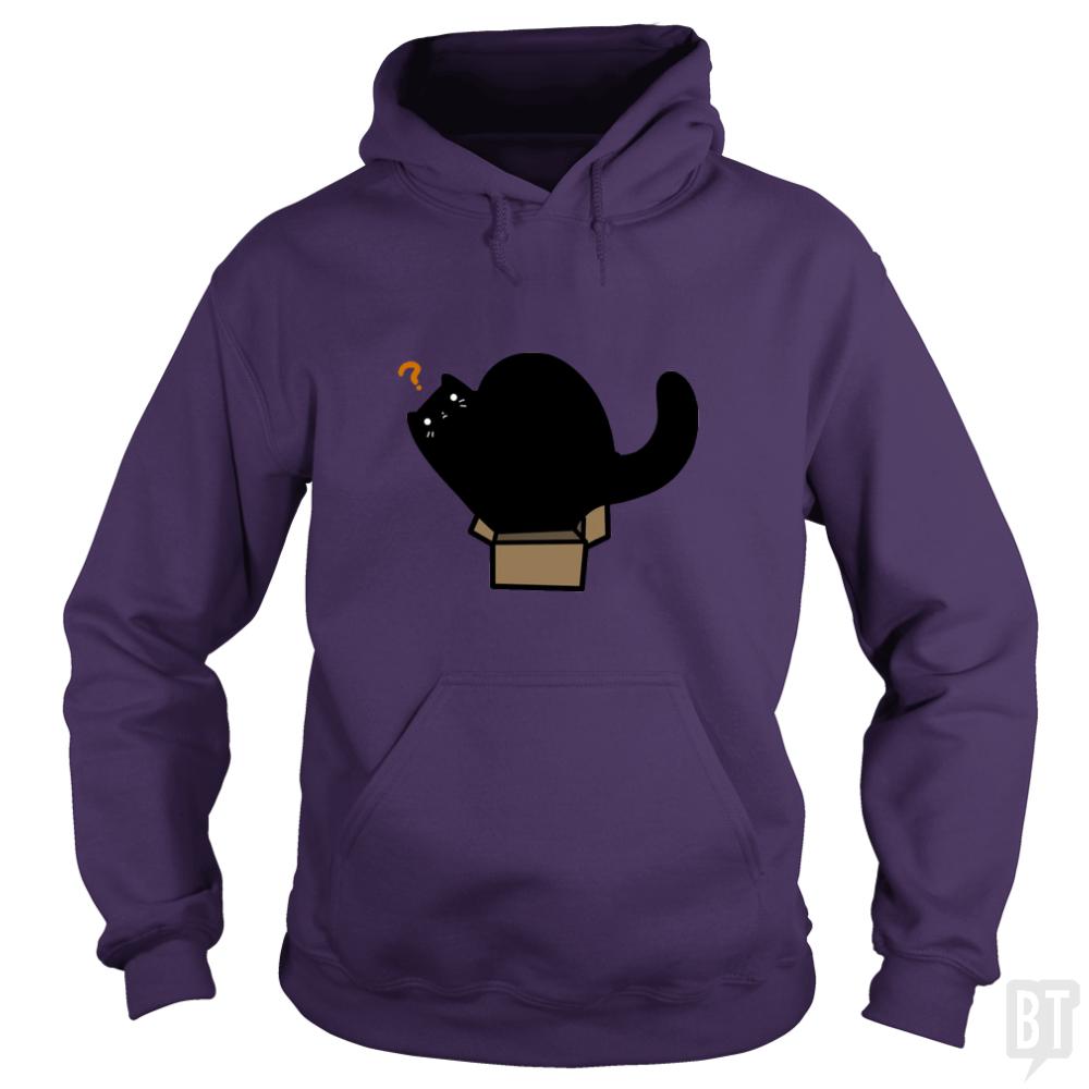 Black Cat Tiny Box Hoodie