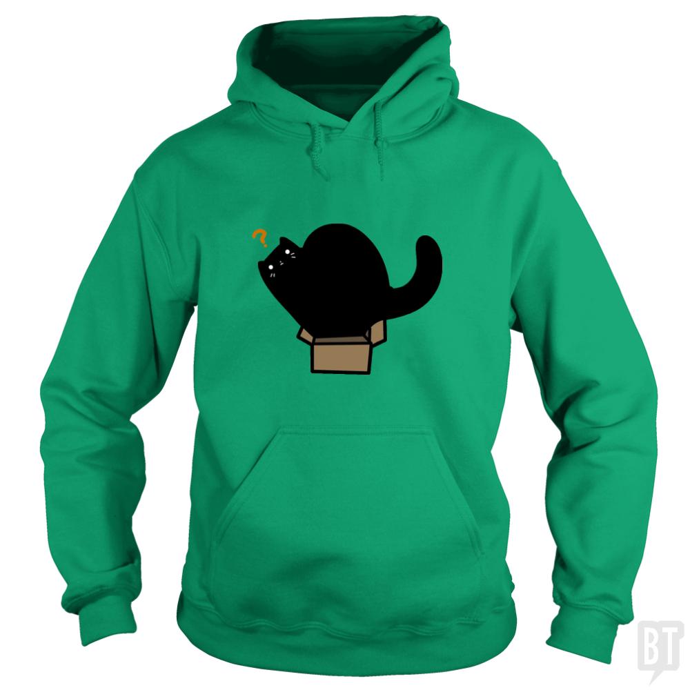 Black Cat Tiny Box Hoodie
